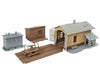Walthers Trainline 909 Trackside Tool Buildings -- Kit Structures