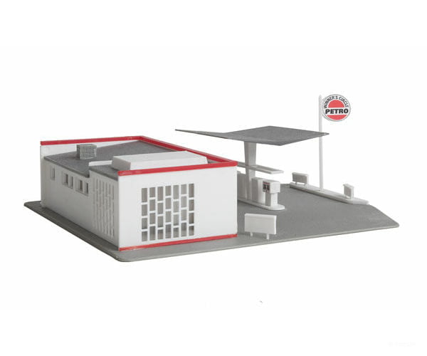 Walthers Trainline 920 Gas Station -- Kit Structures