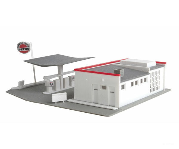 Walthers Trainline 920 Gas Station -- Kit Structures