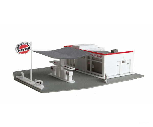 Walthers Trainline 920 Gas Station -- Kit Structures