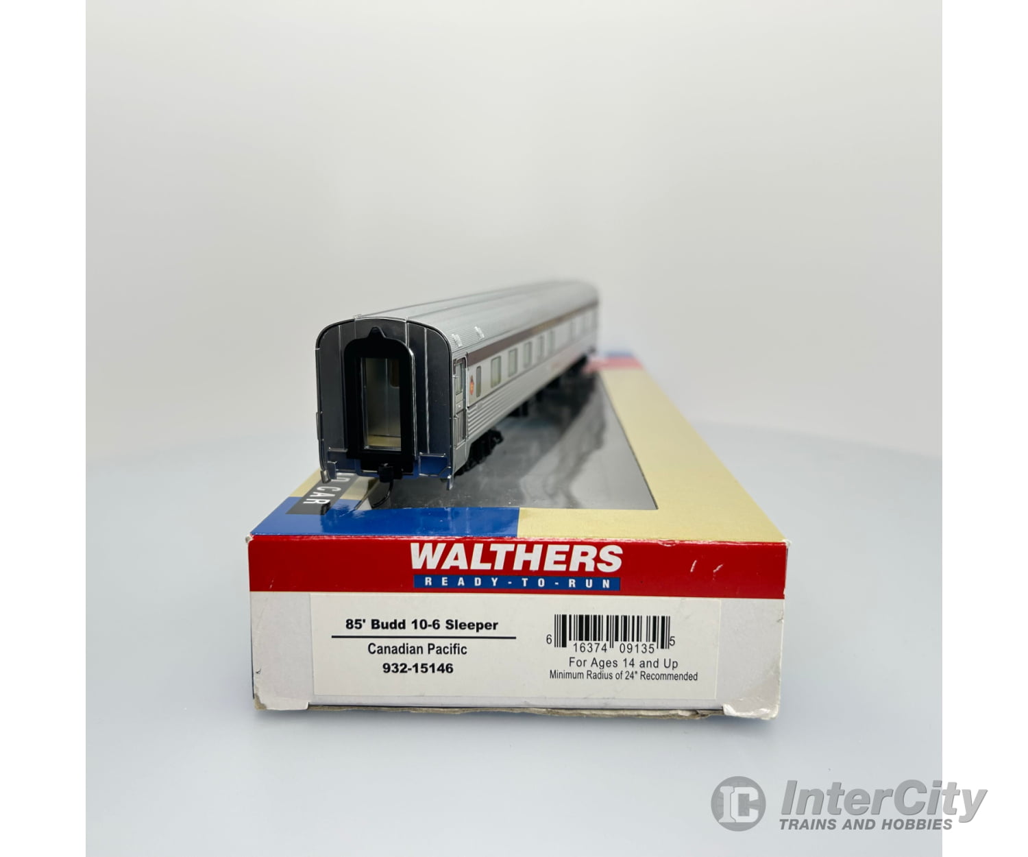 Walthers Ic-Wal-93215146 Ho 85 Budd 10-6 Sleeper Cp Passenger Cars