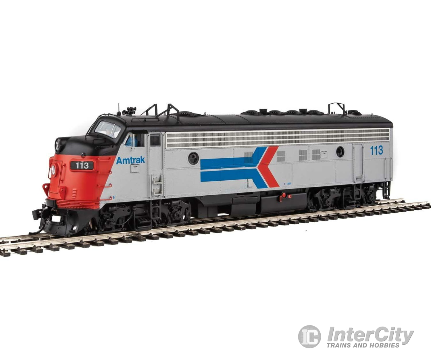 Walthers Life-Like 49512 Ho Emd Fp7 - F7B Standard Dc -- Amtrak #113 167 (Ex-Sp Phase I; Red