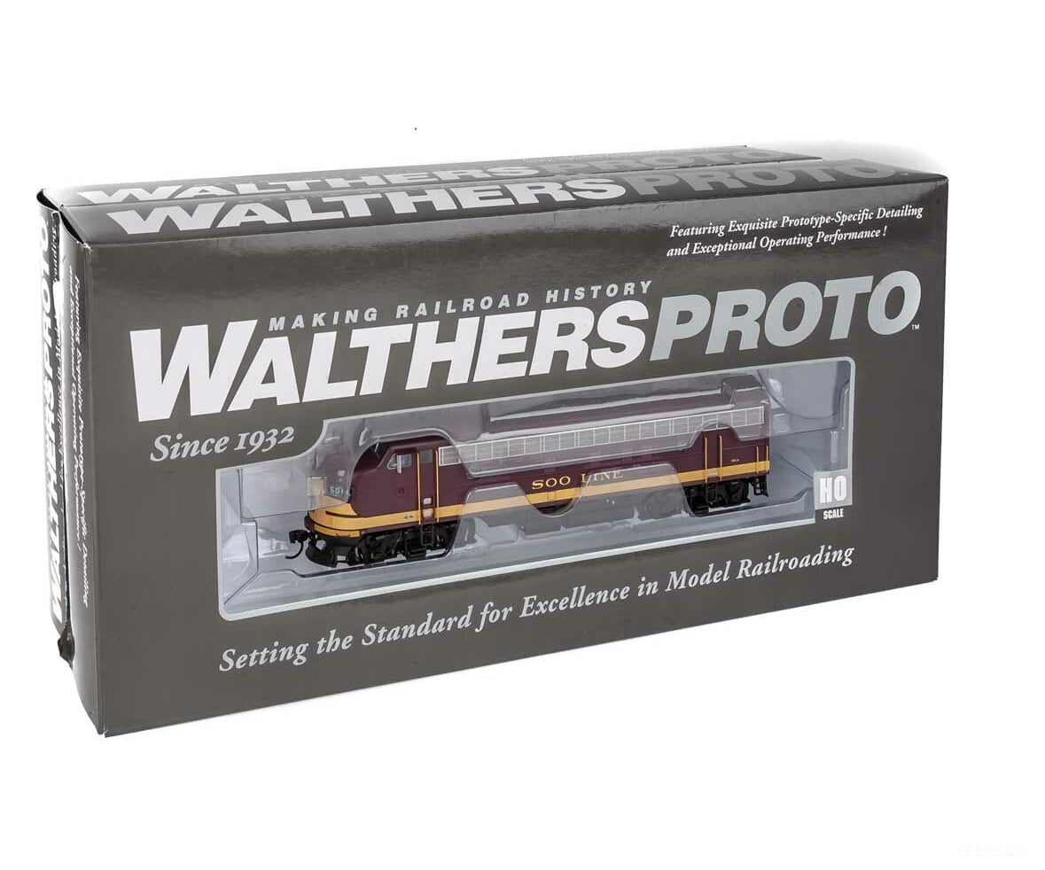 Walthers Life-Like 49520 Ho Emd Fp7 - F7B Standard Dc -- Soo Line 501A 501C (Maroon Dulux Gold