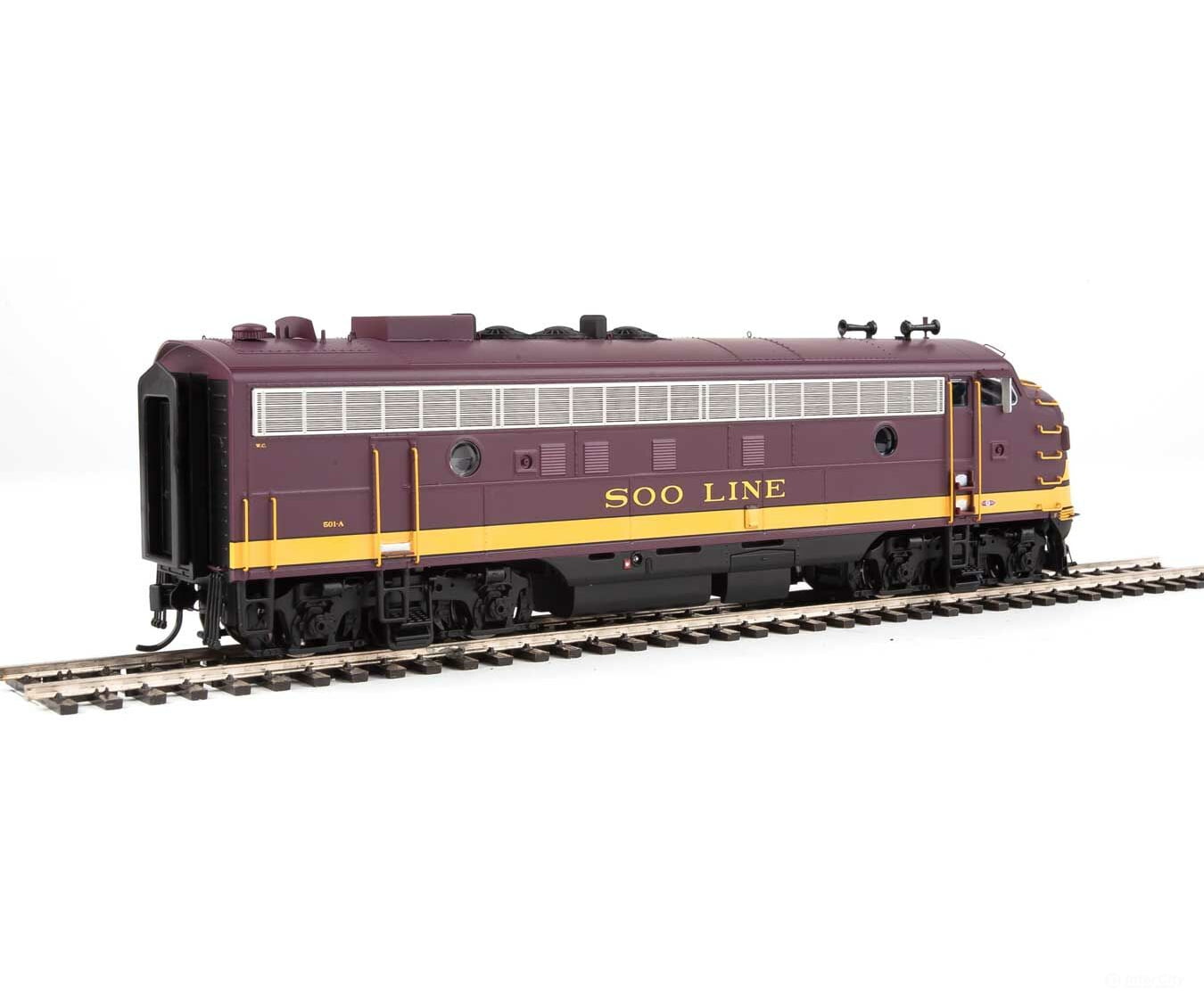 Walthers Life-Like 49520 Ho Emd Fp7 - F7B Standard Dc -- Soo Line 501A 501C (Maroon Dulux Gold