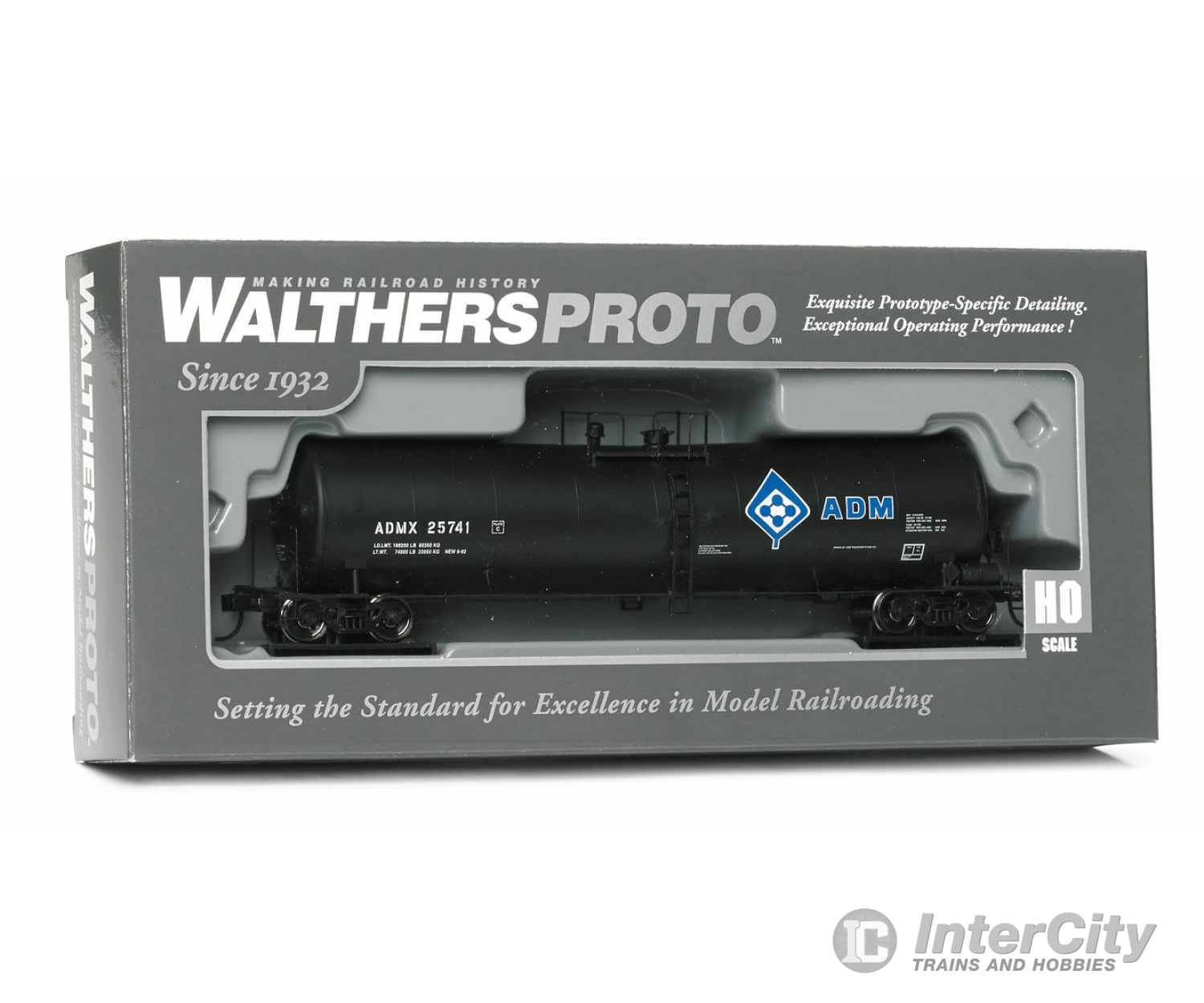 Walthers Life-Like Ho 100234 54 23 000-Gallon Funnel-Flow Tank Car - Ready To Run --