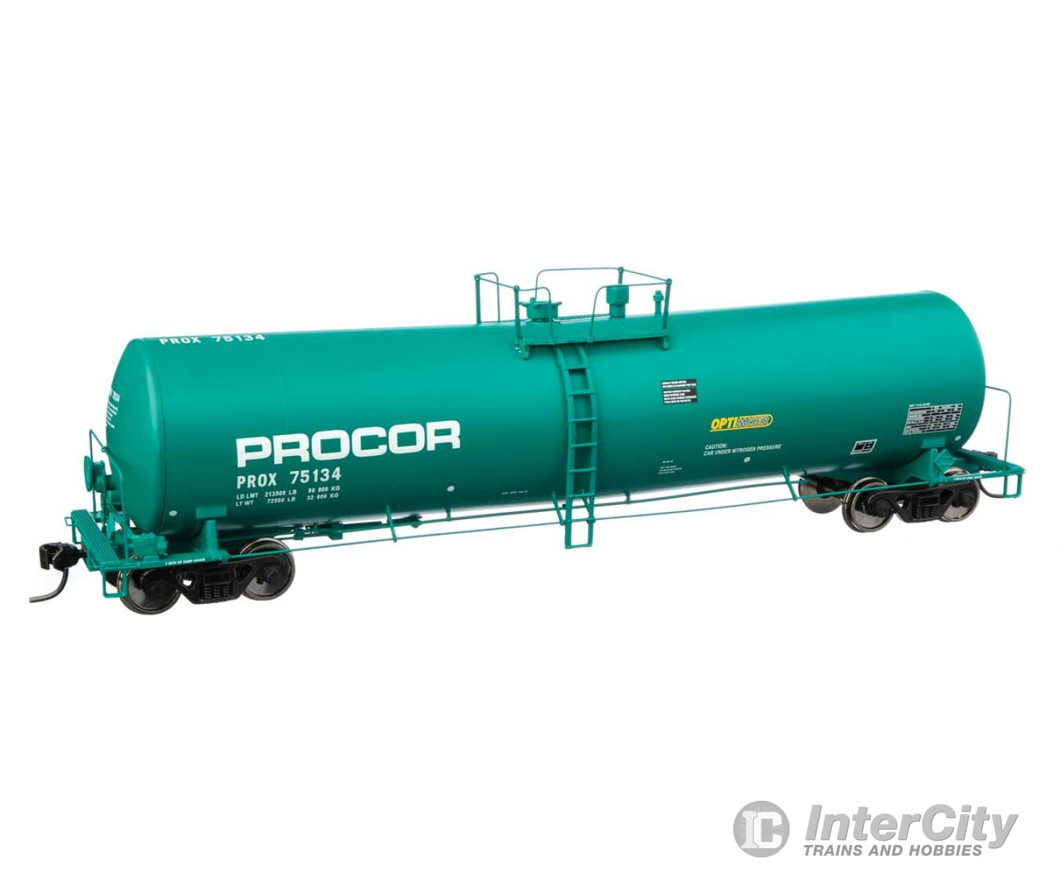 Walthers Life-Like Ho 100259 54 23 000 Gallon Funnel-Flow Tank Car - Ready To Run -- Procor Prox