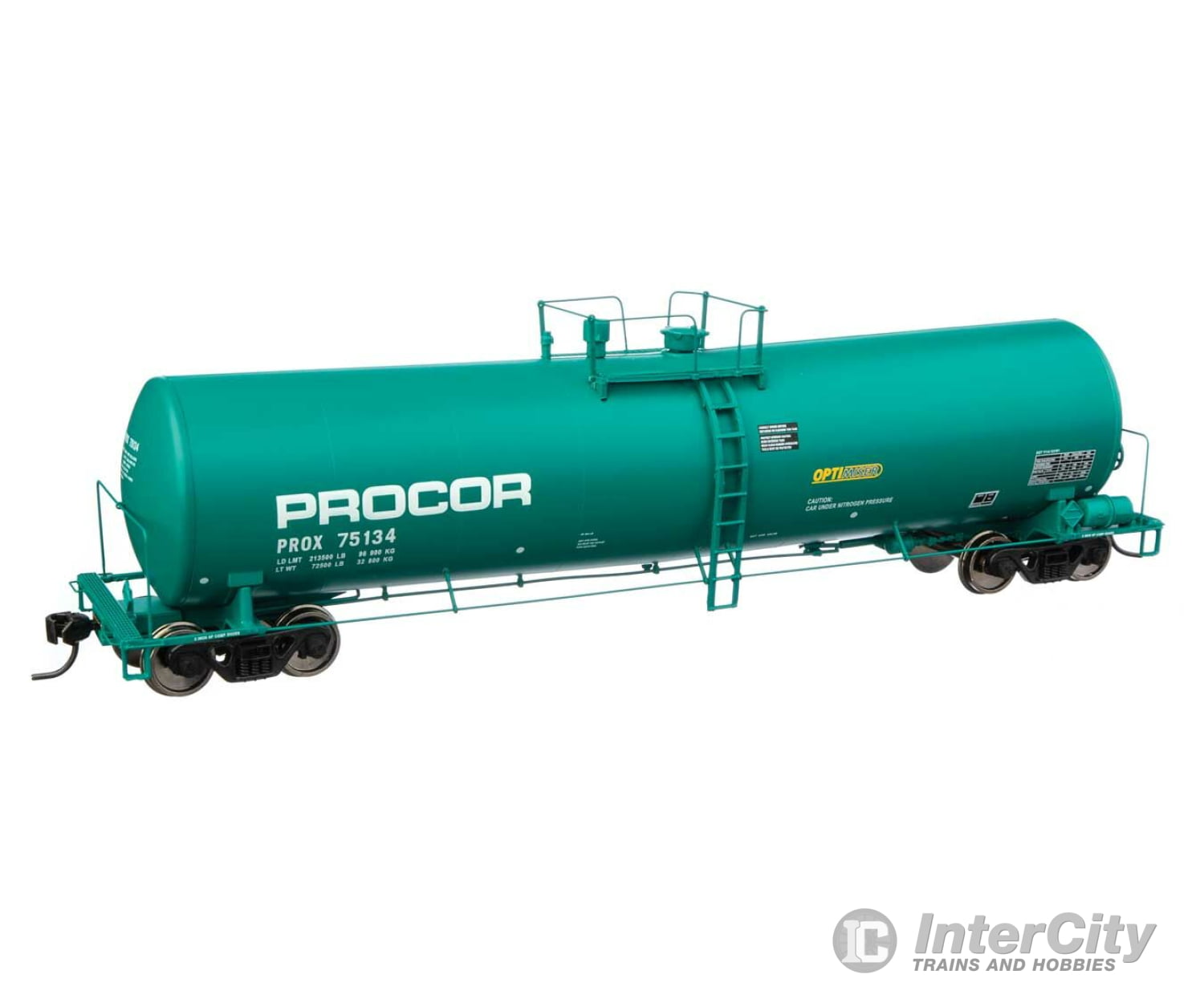 Walthers Life-Like Ho 100259 54 23 000 Gallon Funnel-Flow Tank Car - Ready To Run -- Procor Prox