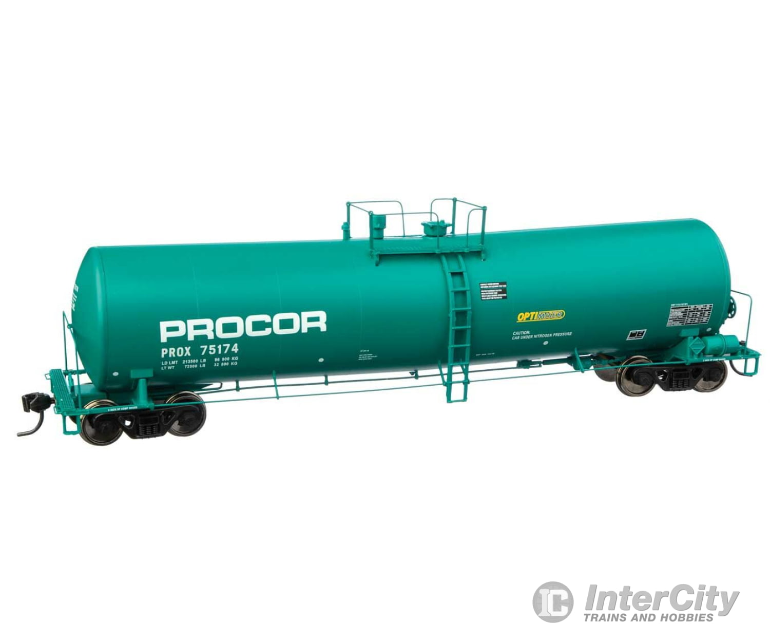 Walthers Life-Like Ho 100260 54 23 000 Gallon Funnel-Flow Tank Car - Ready To Run -- Procor Prox