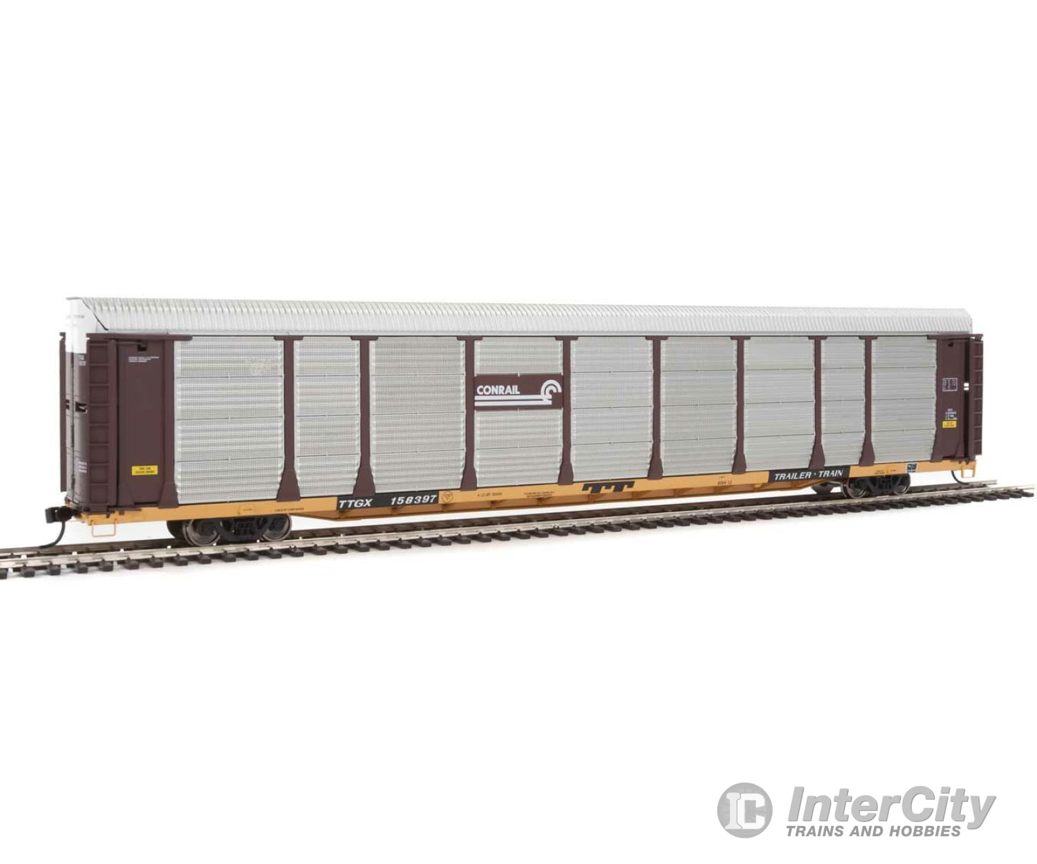 Walthers Life-Like Ho 101331 89 Thrall Bi-Level Auto Carrier - Ready To Run -- Conrail #158397 /