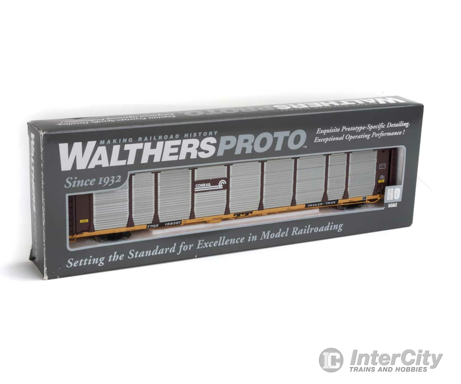 Walthers Life-Like Ho 101331 89 Thrall Bi-Level Auto Carrier - Ready To Run -- Conrail #158397 /