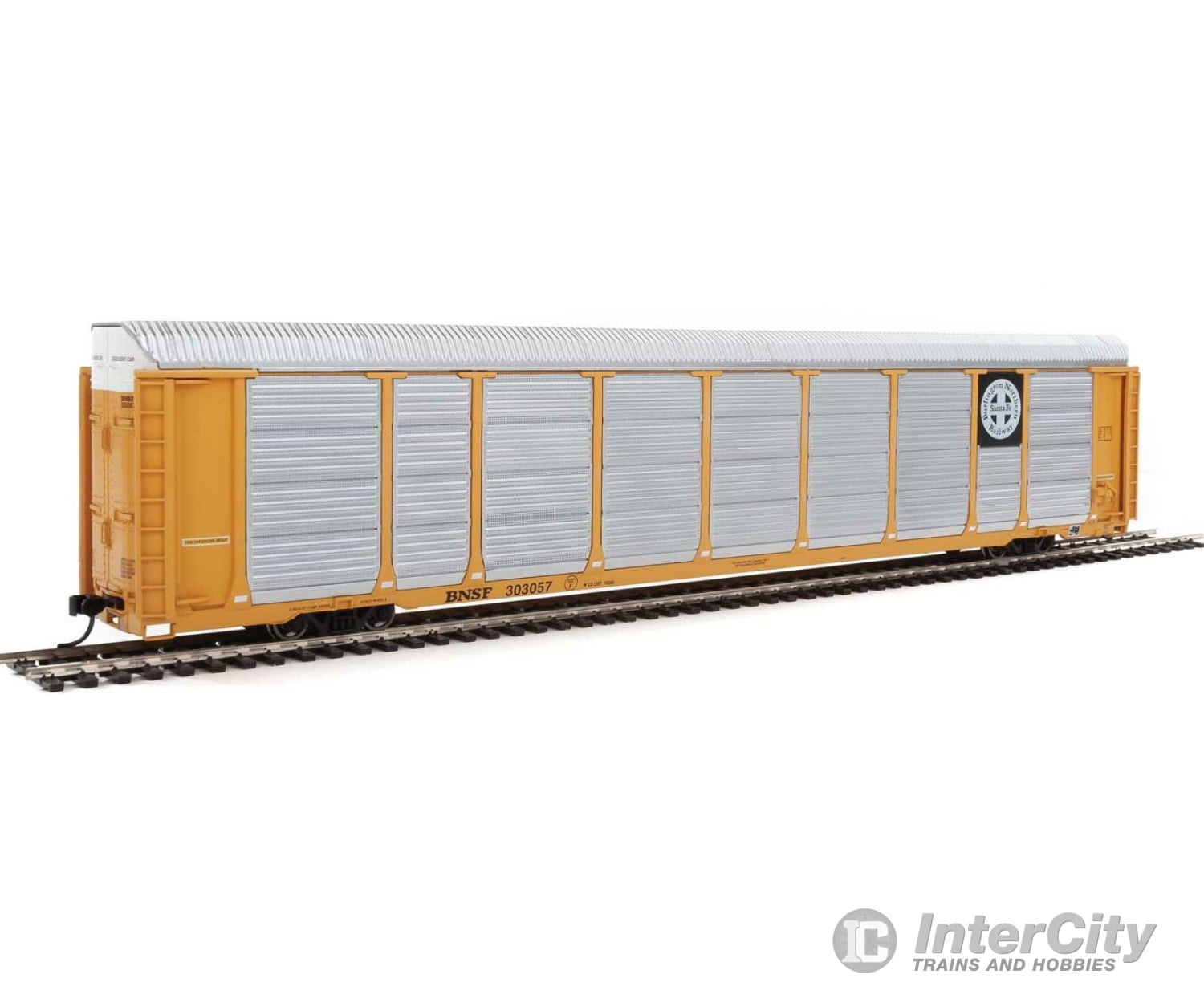 Walthers Life-Like Ho 101413 89 Thrall Enclosed Tri-Level Auto Carrier - Ready To Run -- Burlington