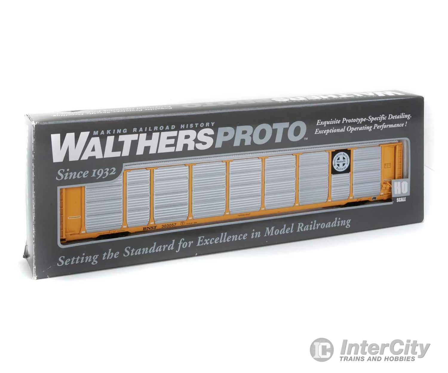 Walthers Life-Like Ho 101413 89 Thrall Enclosed Tri-Level Auto Carrier - Ready To Run -- Burlington