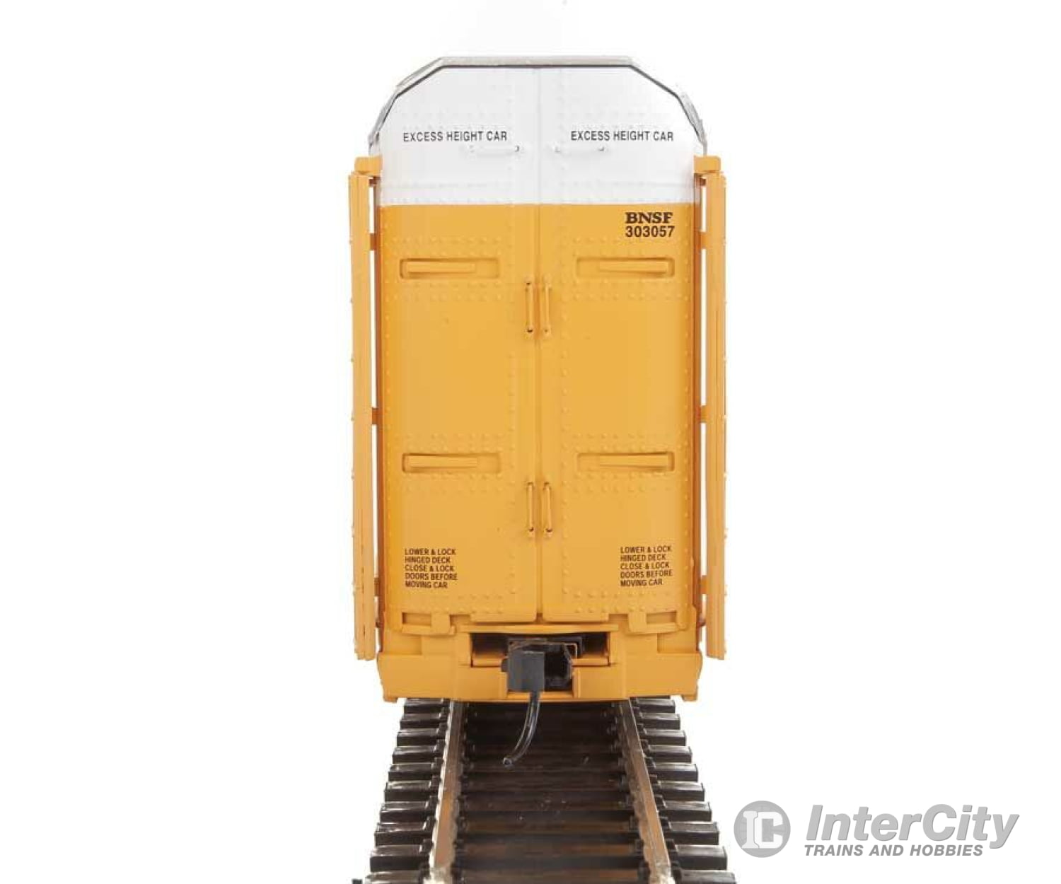 Walthers Life-Like Ho 101413 89 Thrall Enclosed Tri-Level Auto Carrier - Ready To Run -- Burlington