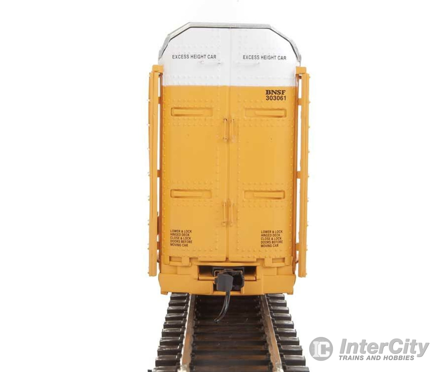 Walthers Life-Like Ho 101414 89 Thrall Enclosed Tri-Level Auto Carrier - Ready To Run -- Burlington