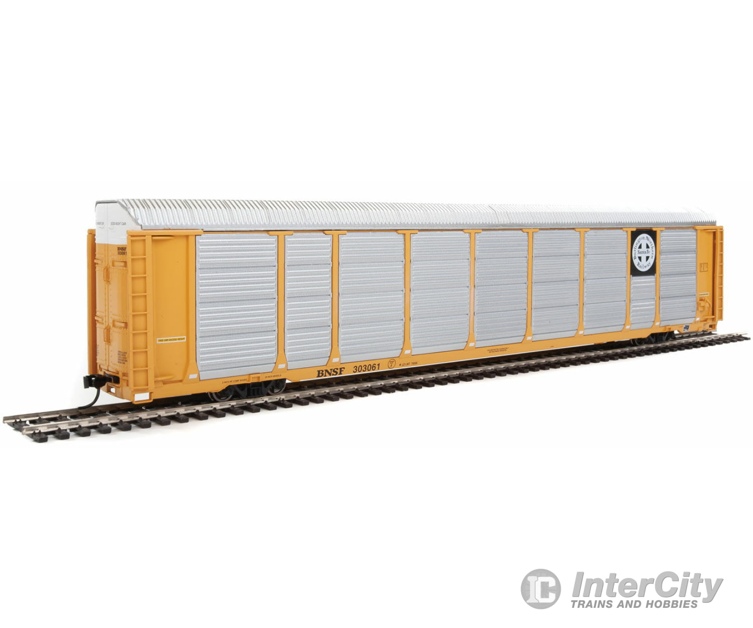 Walthers Life-Like Ho 101414 89 Thrall Enclosed Tri-Level Auto Carrier - Ready To Run -- Burlington