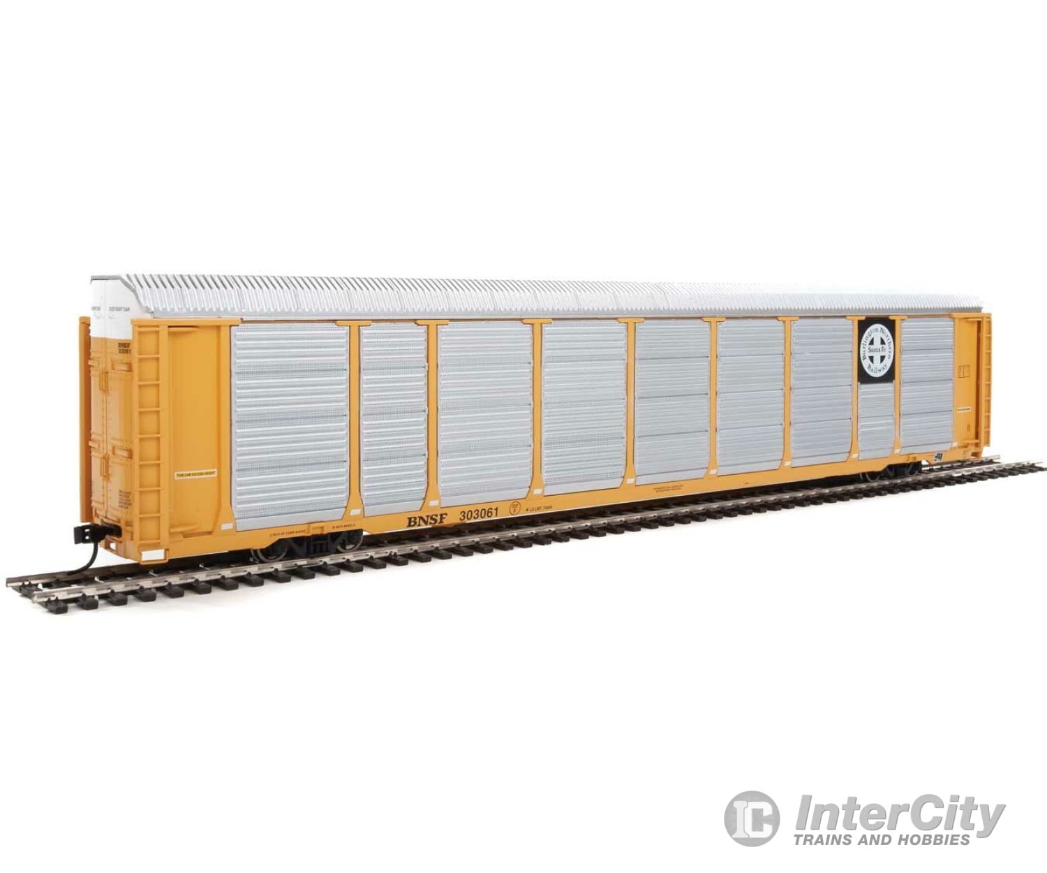 Walthers Life-Like Ho 101414 89 Thrall Enclosed Tri-Level Auto Carrier - Ready To Run -- Burlington