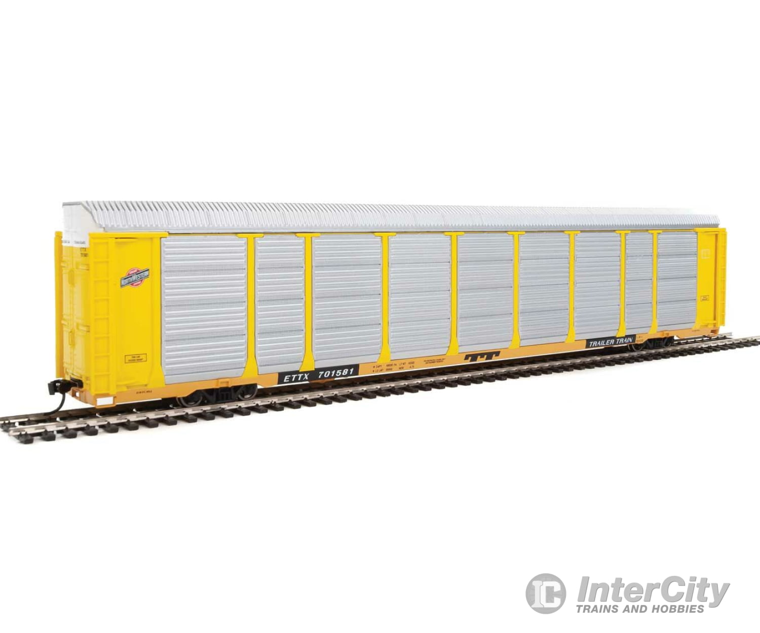 Walthers Life-Like Ho 101418 89 Thrall Enclosed Tri-Level Auto Carrier - Ready To Run -- Chicago &