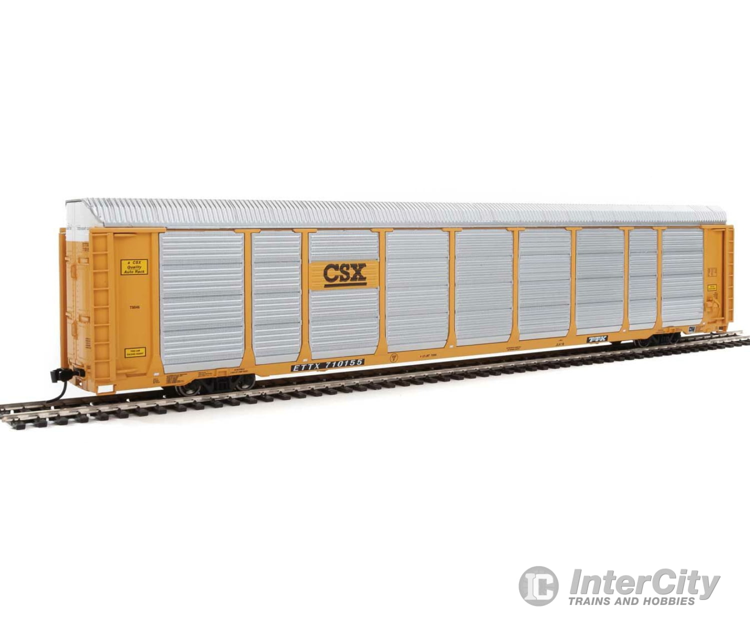 Walthers Life-Like Ho 101421 89 Thrall Enclosed Tri-Level Auto Carrier - Ready To Run -- Csx Rack