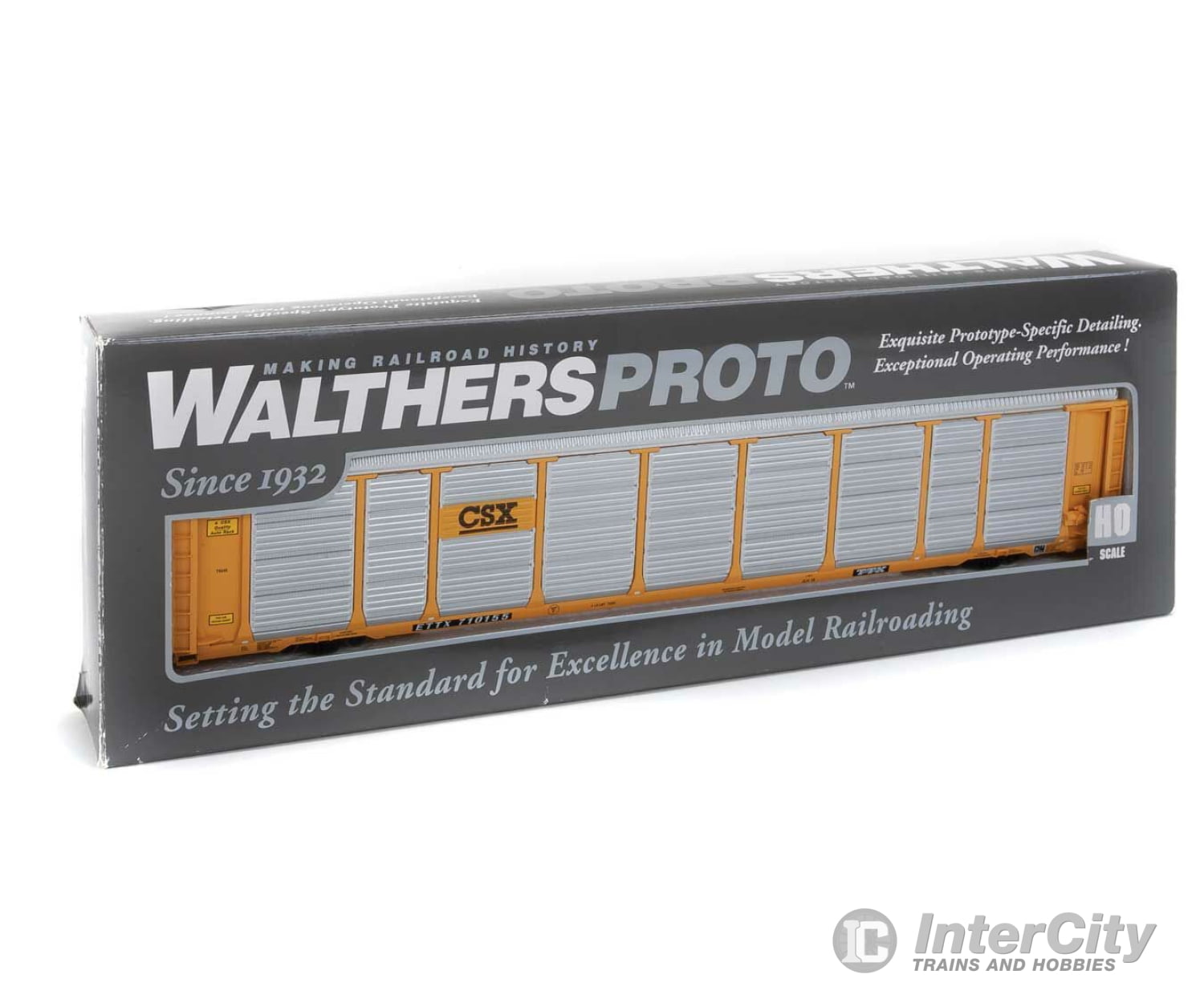 Walthers Life-Like Ho 101421 89 Thrall Enclosed Tri-Level Auto Carrier - Ready To Run -- Csx Rack