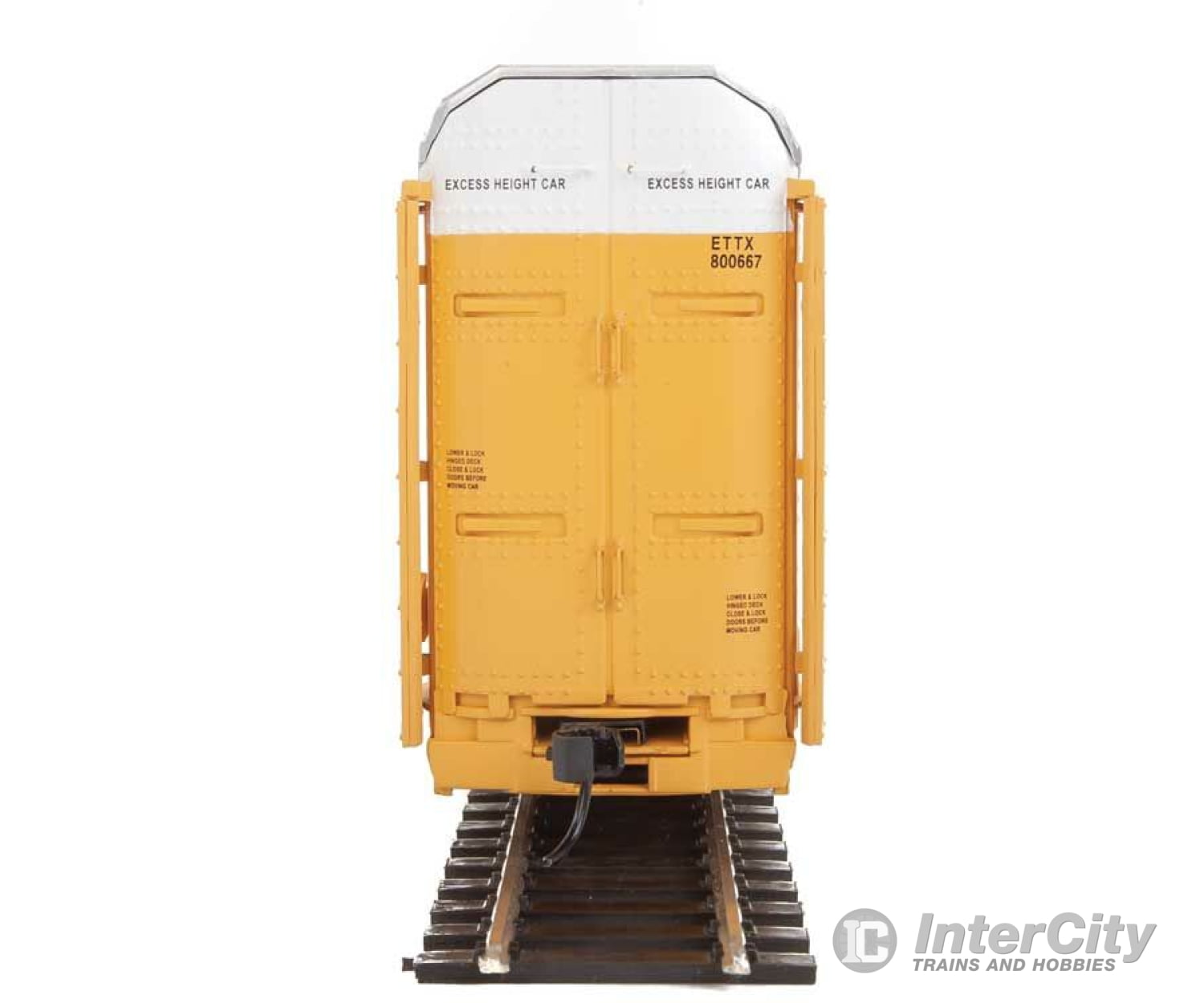 Walthers Life-Like Ho 101426 89 Thrall Enclosed Tri-Level Auto Carrier - Ready To Run -- Norfolk