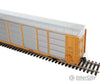 Walthers Life-Like Ho 101428 89 Thrall Enclosed Tri-Level Auto Carrier - Ready To Run -- Norfolk