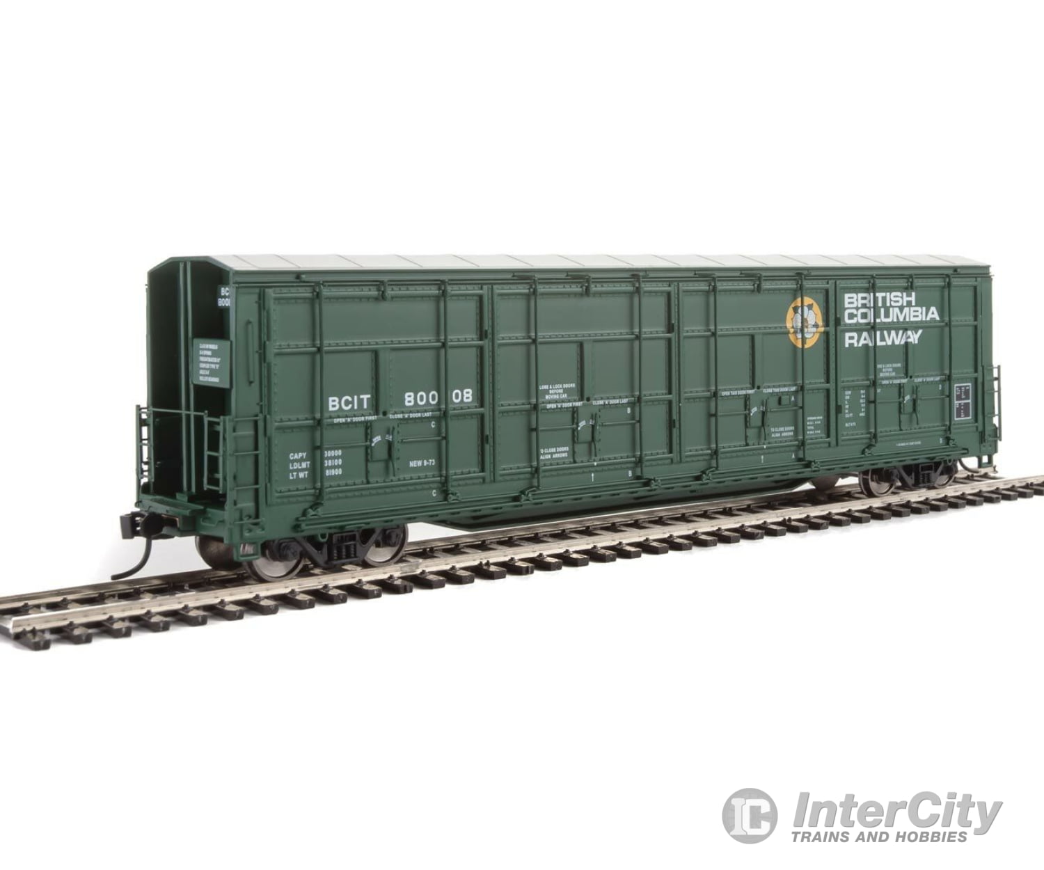 Walthers Life-Like Ho 101919 56 Thrall All-Door Boxcar - Ready To Run -- British Columbia Bcit