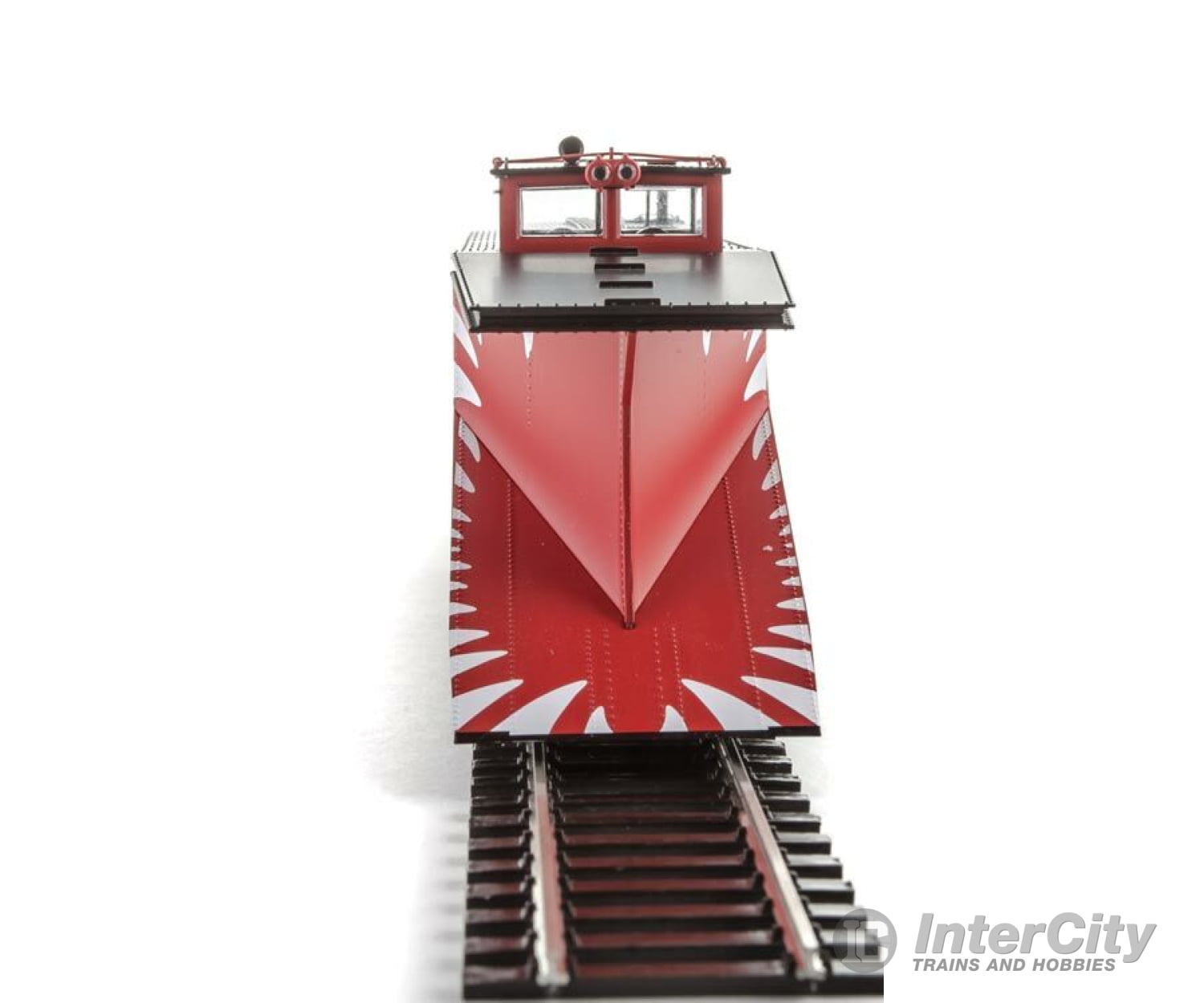 Walthers Life-Like Ho 110029 Russell Snowplow - Ready To Run -- Painted Unlettered (Black Red White