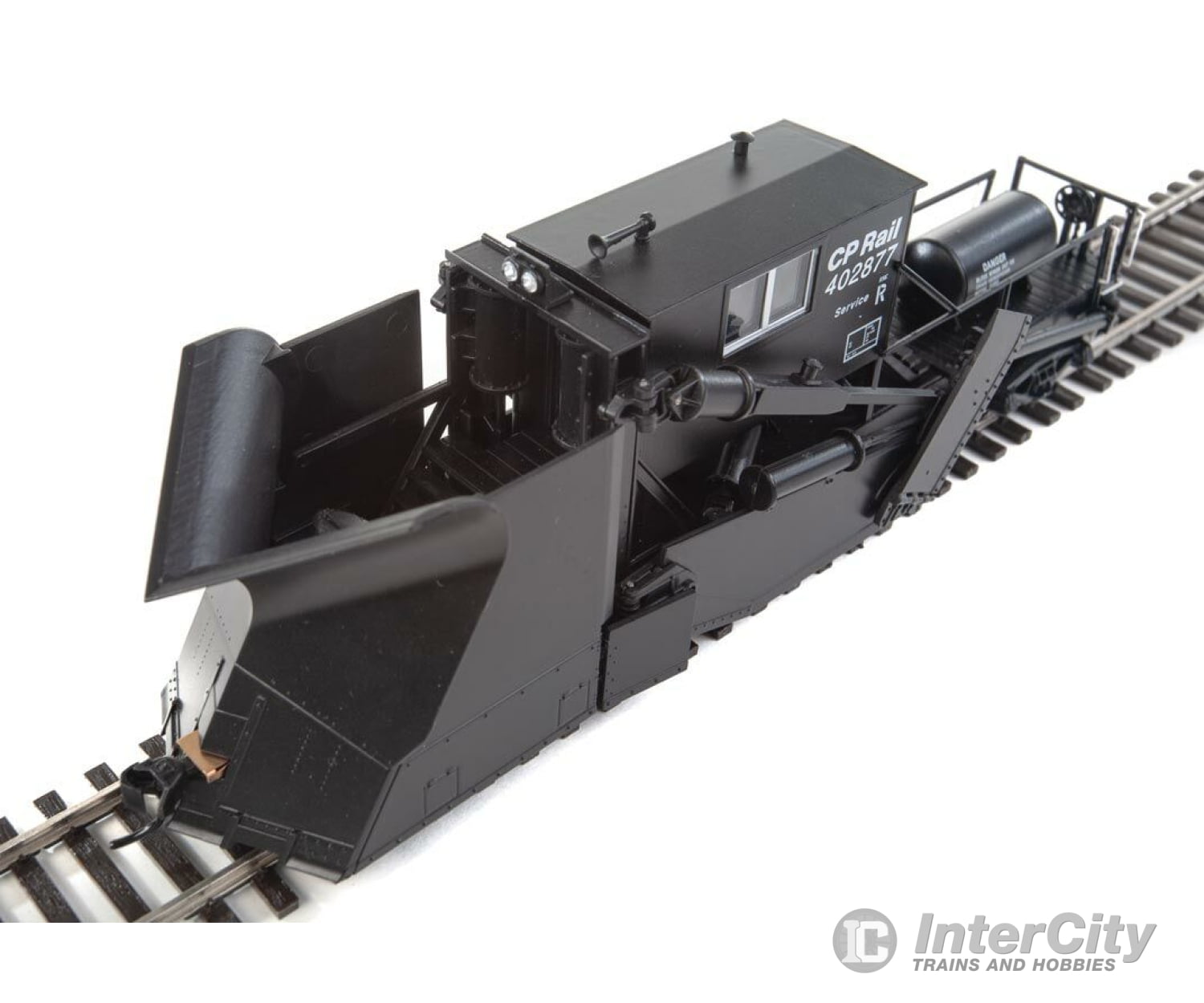 Walthers Life-Like Ho 110118 Jordan Spreader - Ready To Run -- Canadian Pacific #402877 (Black)