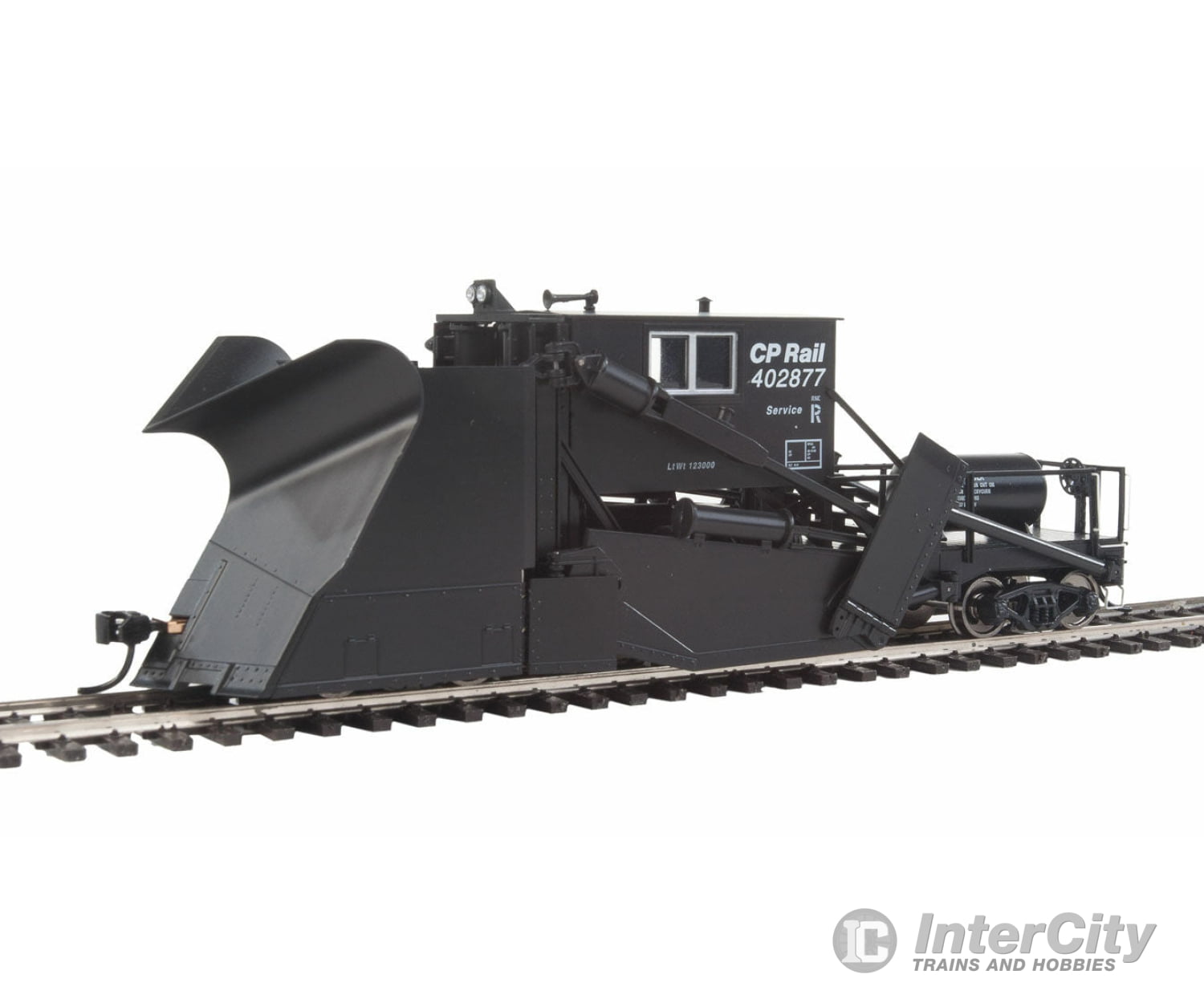 Walthers Life-Like Ho 110118 Jordan Spreader - Ready To Run -- Canadian Pacific #402877 (Black)