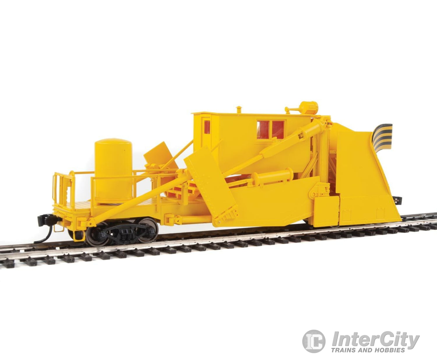 Walthers Life-Like Ho 110126 Jordan Spreader - Ready To Run -- Painted Unlettered (Yellow Black)