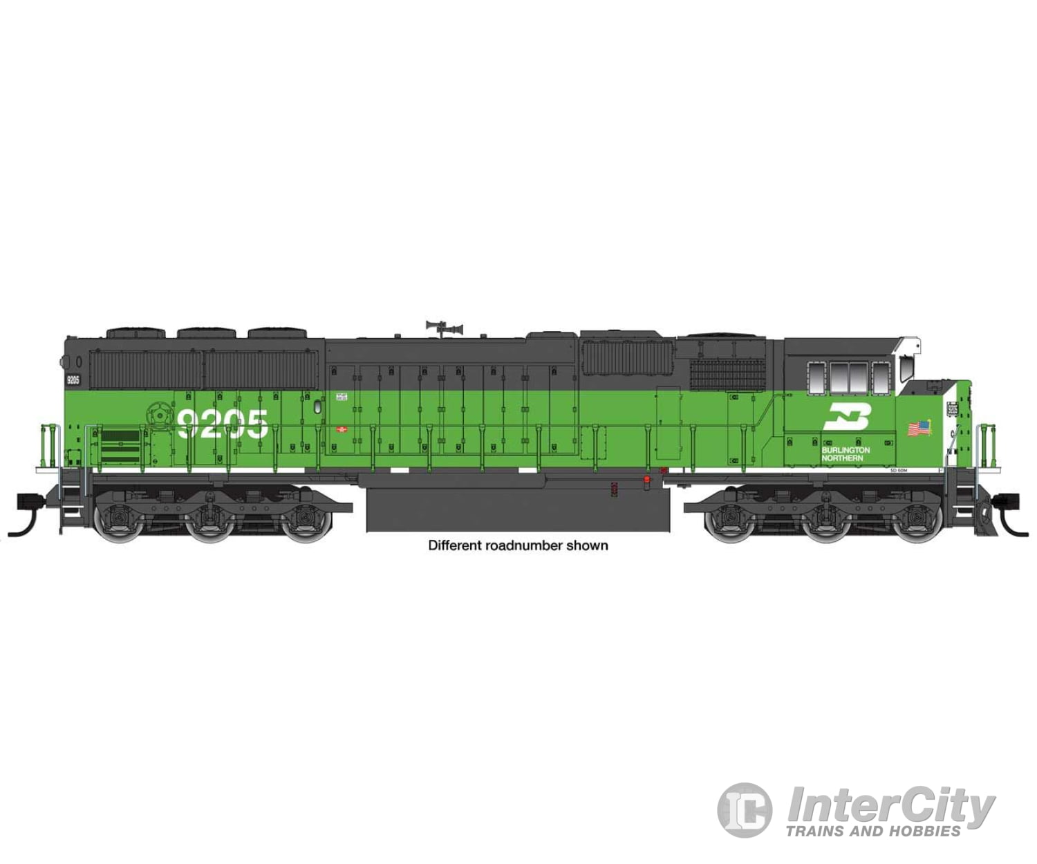 Walthers Mainline 10313 Emd Sd60M With 3-Piece Windshield - Standard Dc -- Burlington Northern #9230