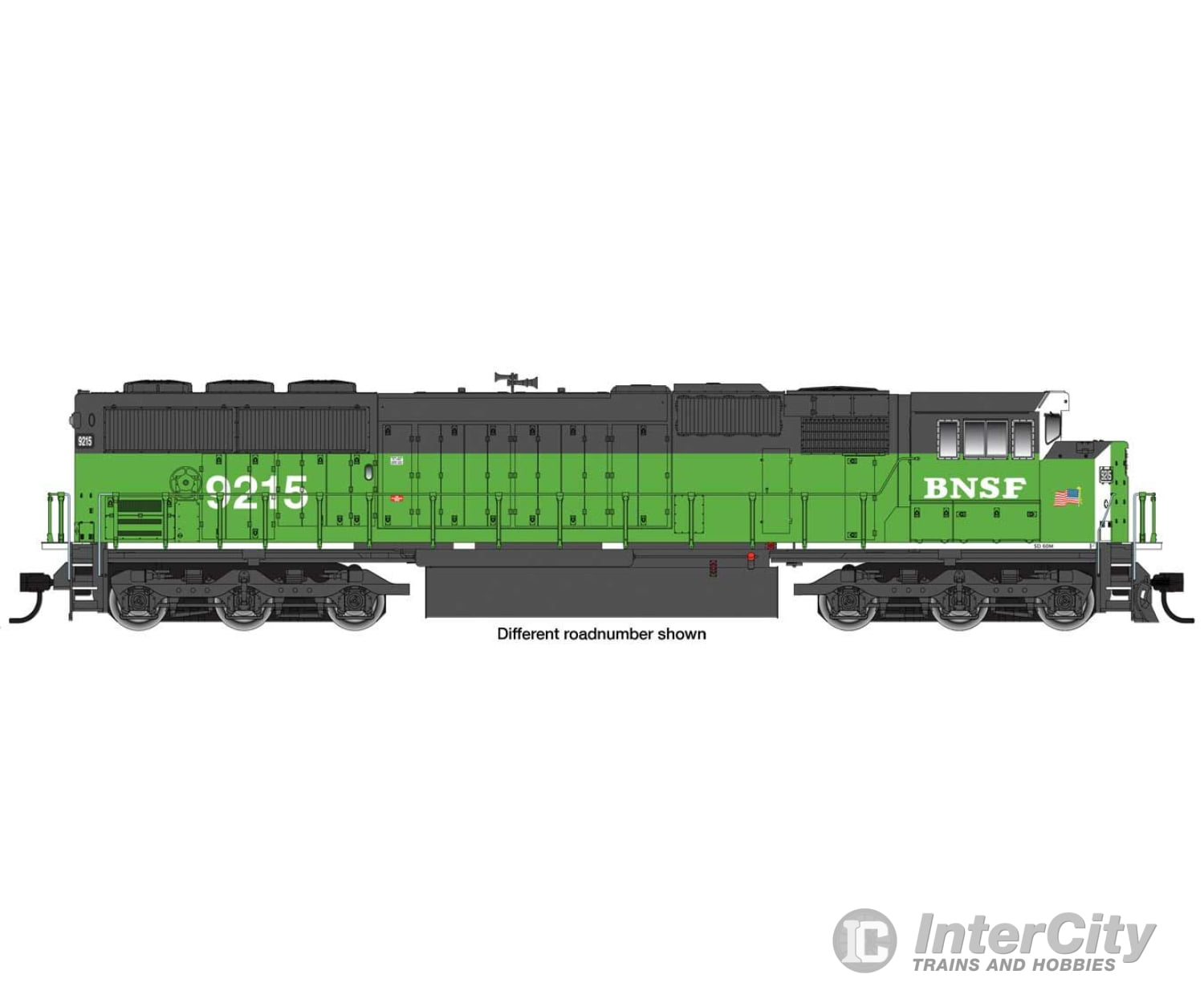 Walthers Mainline 10315 Emd Sd60M With 3-Piece Windshield - Standard Dc -- Burlington Northern Santa