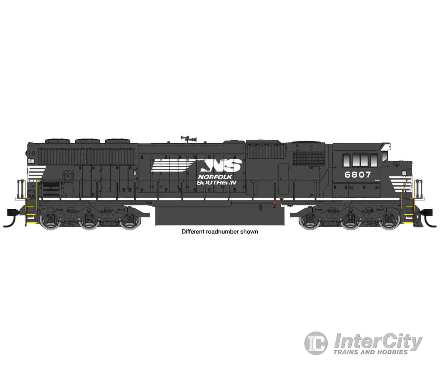 Walthers Mainline 10320 Emd Sd60M With 3-Piece Windshield - Standard Dc -- Norfolk Southern #6814