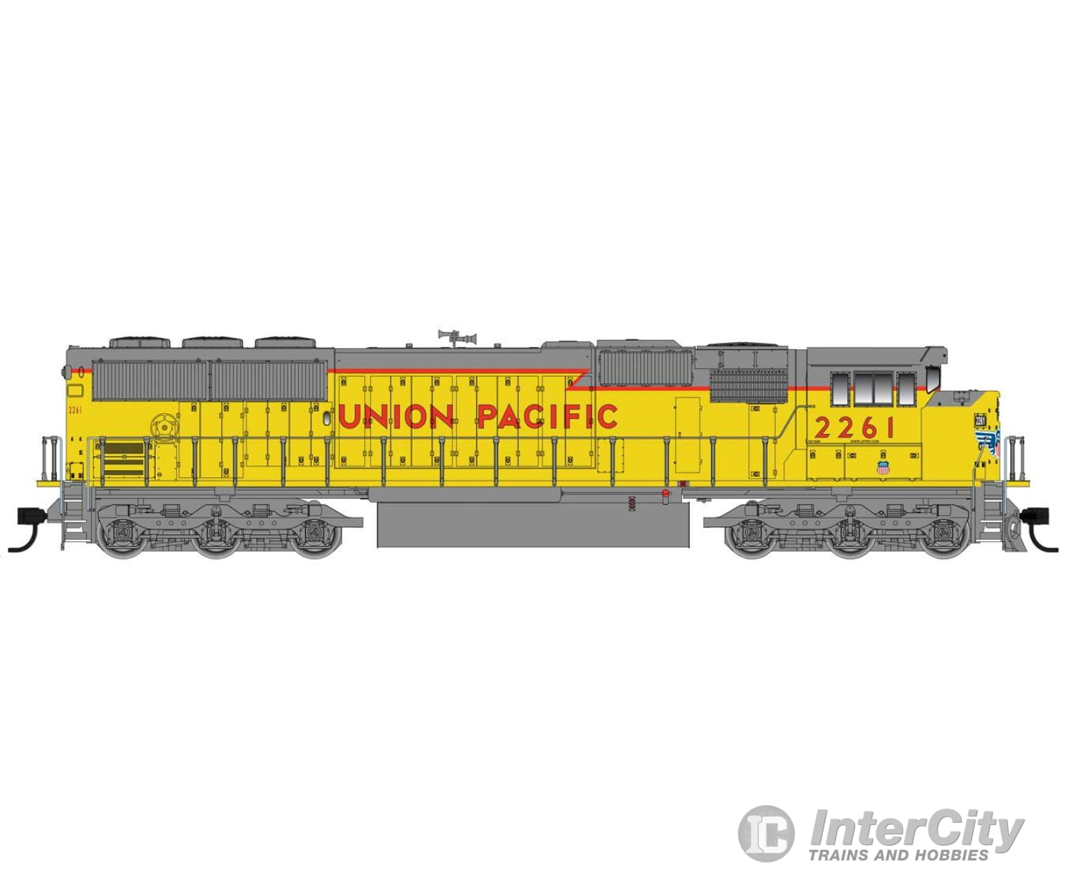 Walthers Mainline 10324 Emd Sd60M With 3-Piece Windshield - Standard Dc -- Union Pacific(R) #2261