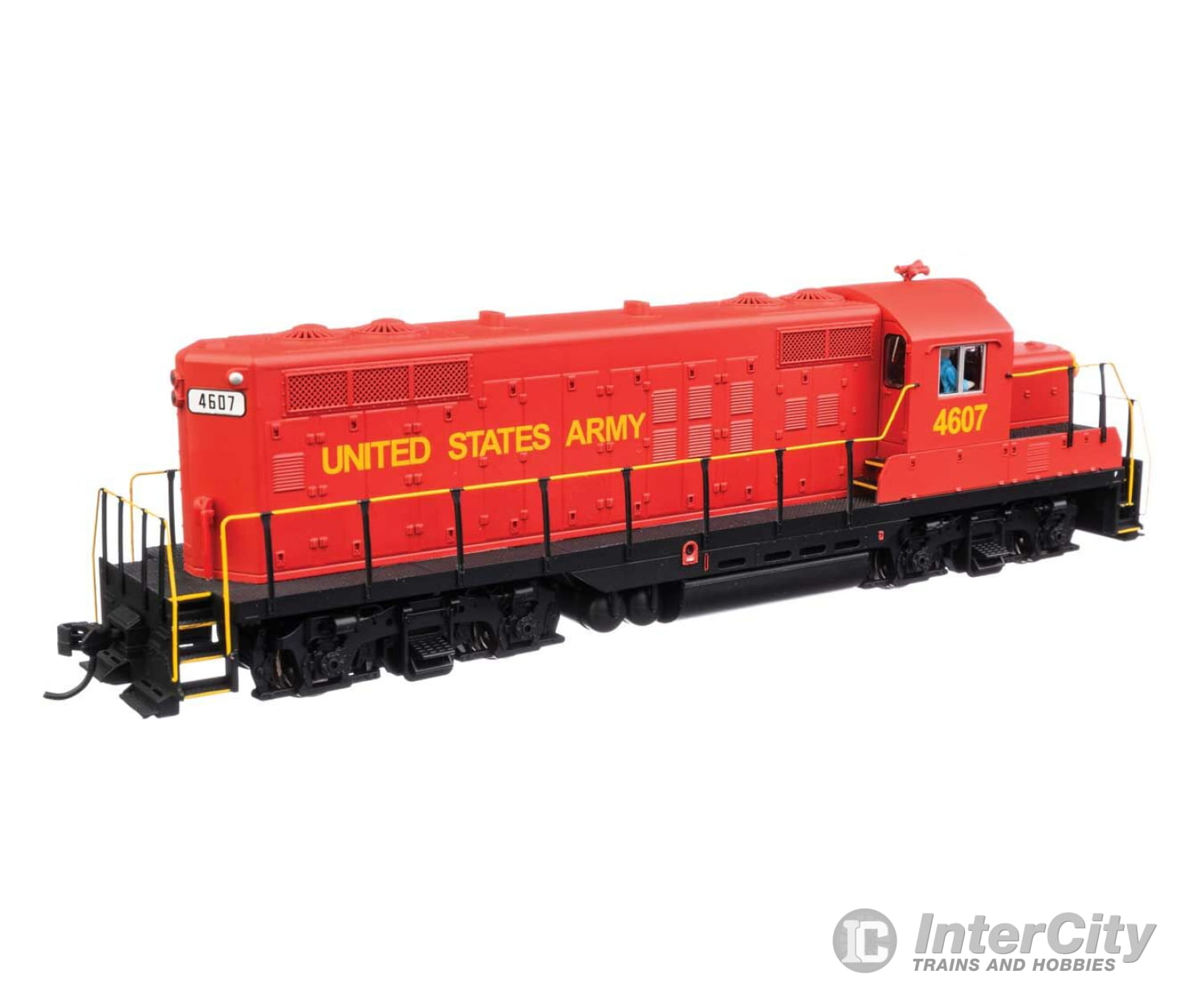 Walthers Mainline 10431 Emd Gp9 Phase Ii With Chopped Nose - Standard Dc -- United States Army #4607