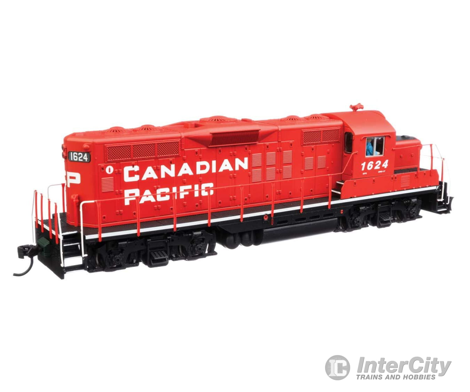 Walthers Mainline 10435 Emd Gp9 Phase Ii With Chopped Nose - Standard Dc -- Canadian Pacific #1624