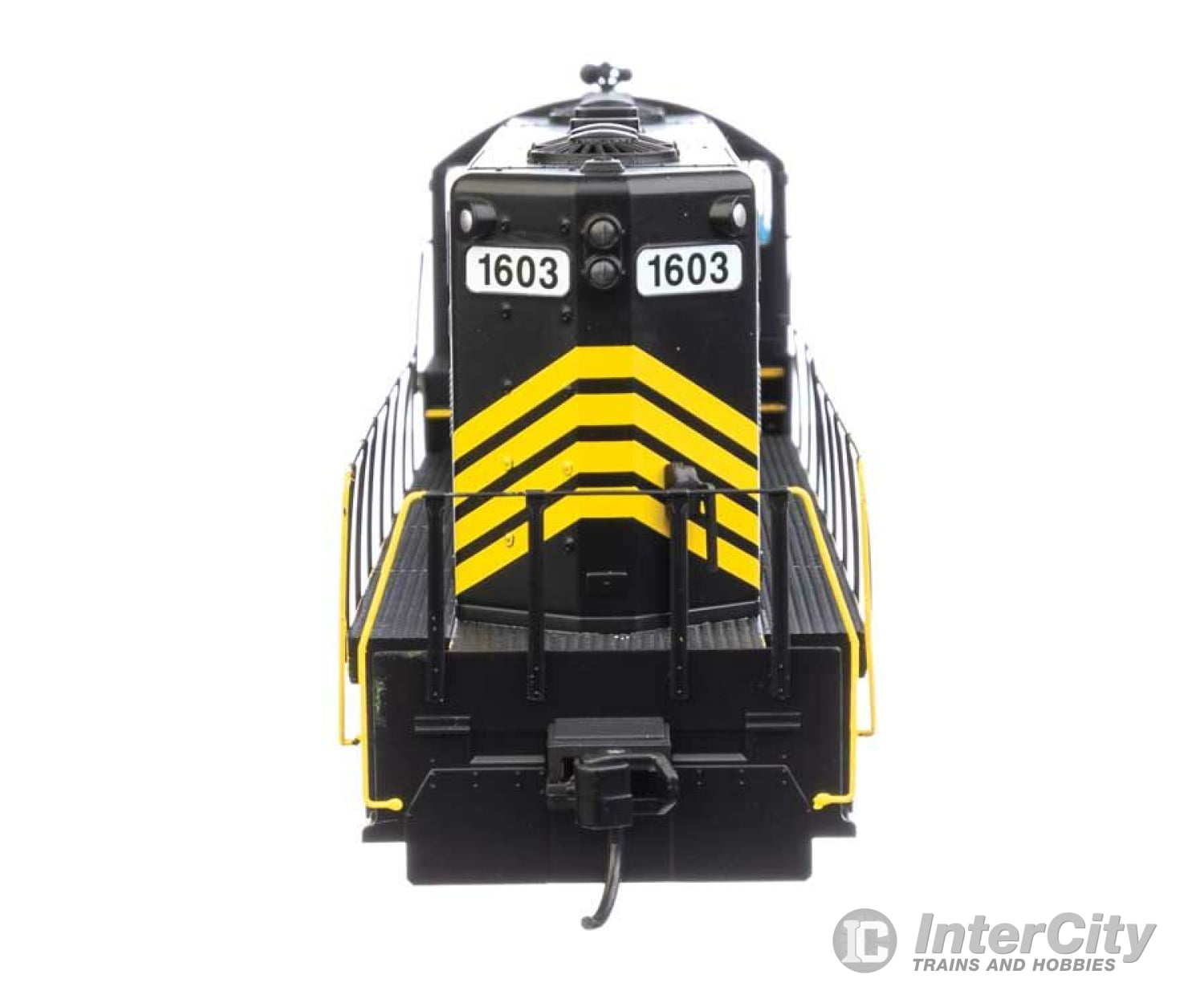 Walthers Mainline 10443 Emd Gp9 Phase Ii With Chopped Nose - Standard Dc -- Leased Unit #1603 (Black