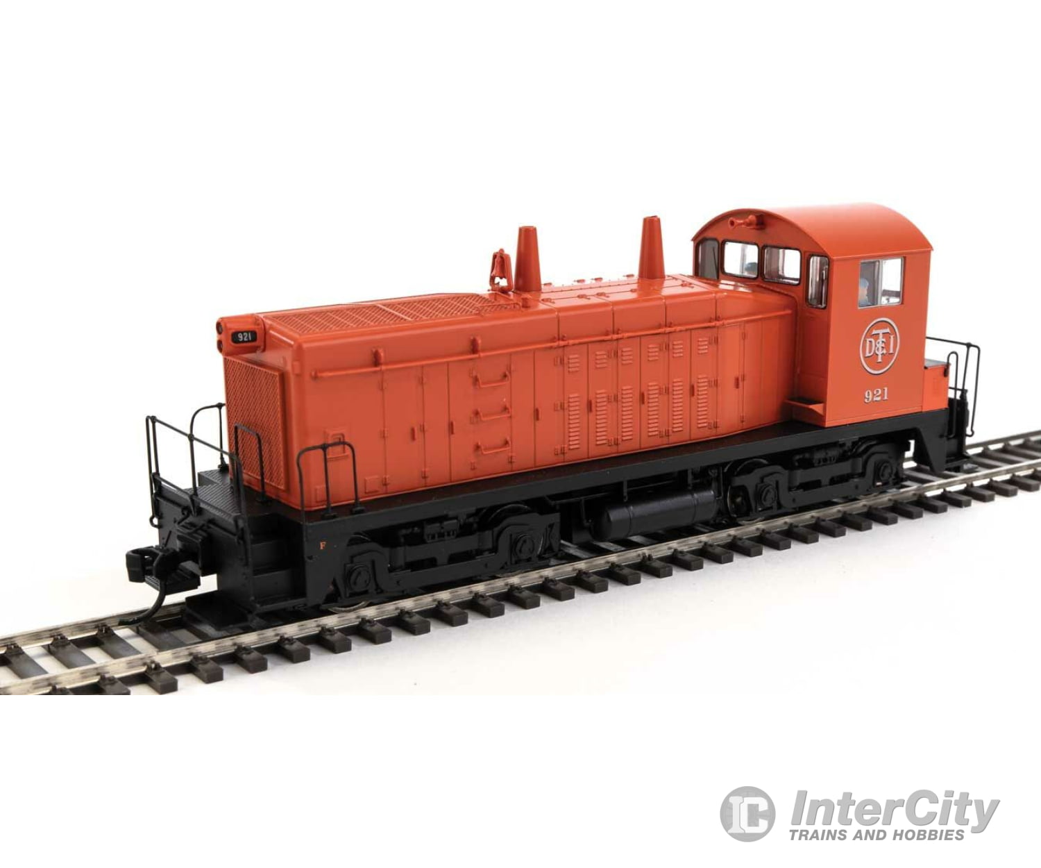 Walthers Mainline 10668 Emd Sw7 - Standard Dc -- Detroit Toledo & Ironton #921 (Phase Ii; Orange