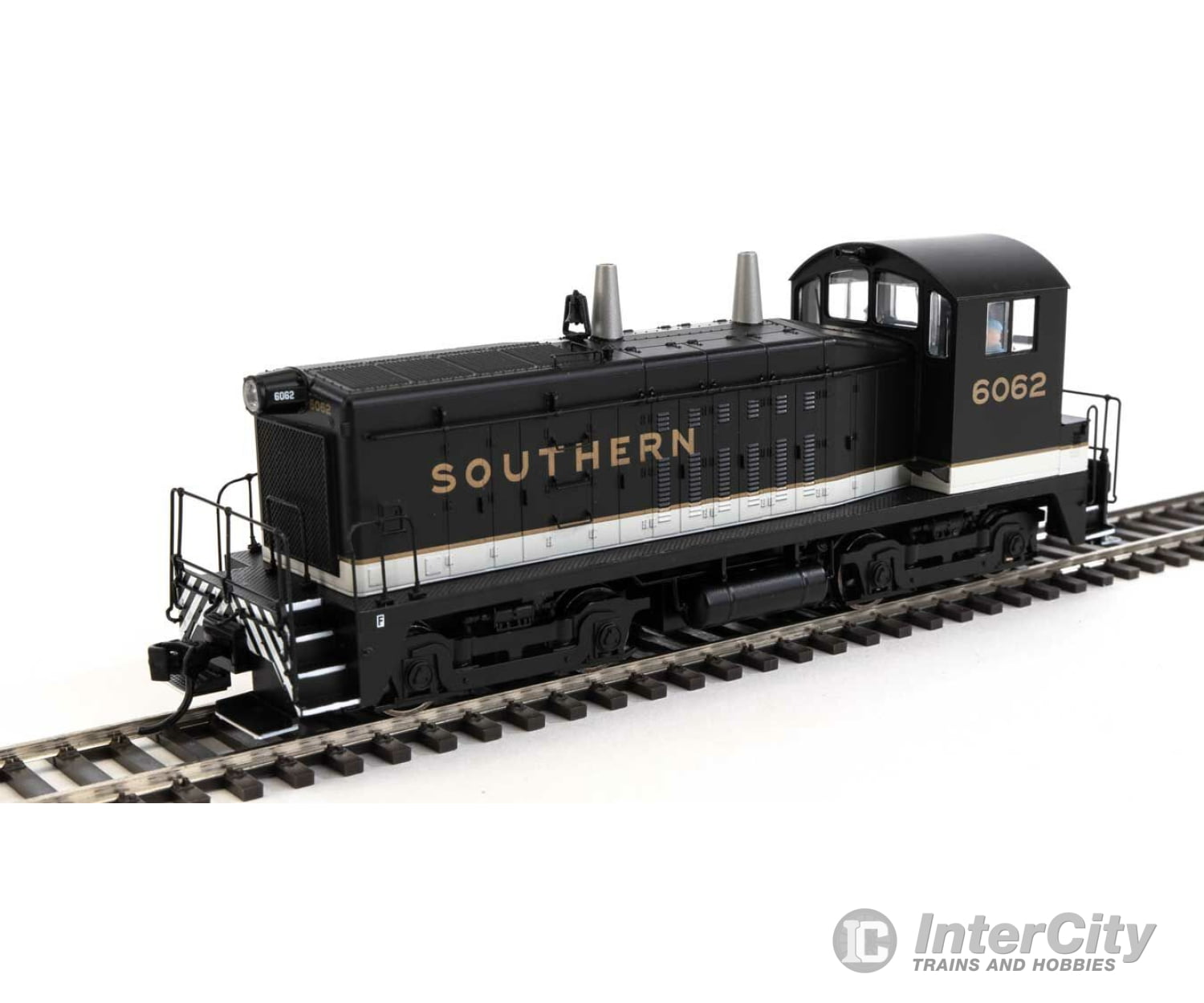 Walthers Mainline 10676 Emd Sw7 - Standard Dc -- Southern Railway #6062 (Phase I; Tuxedo: Black