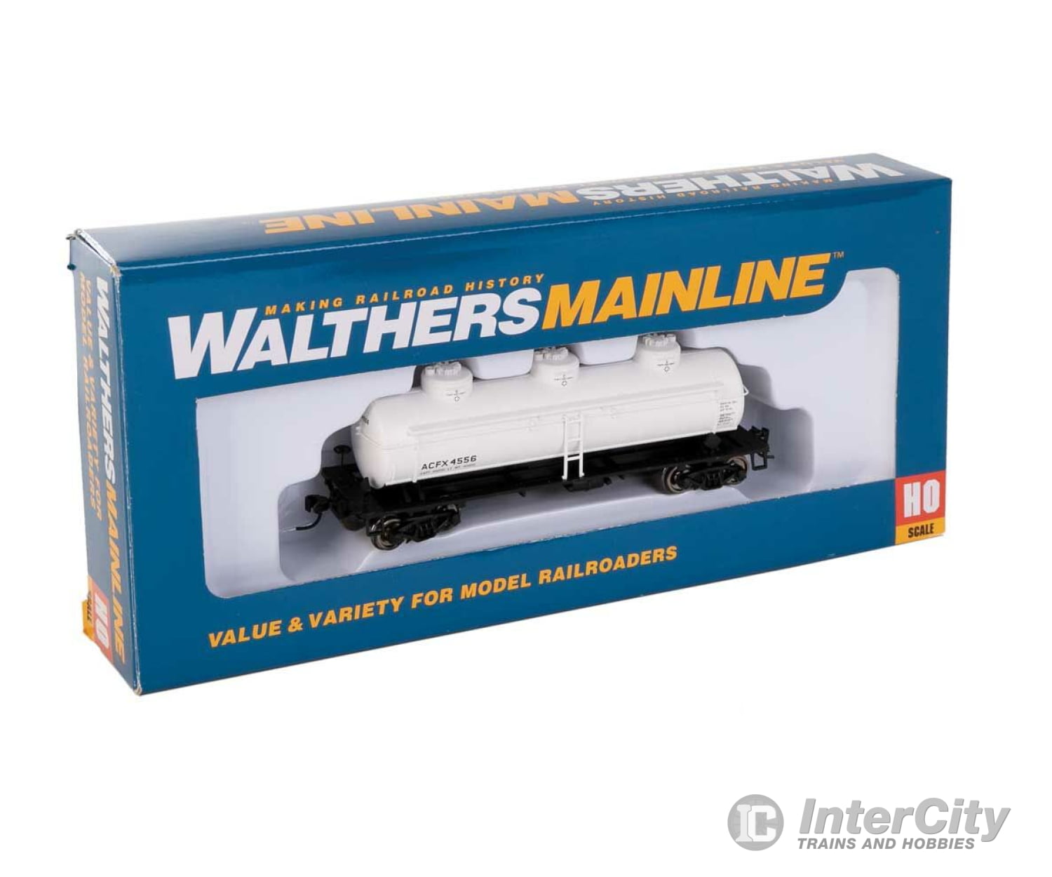 Walthers Mainline 1128 36 3-Dome Tank Car - Ready To Run -- Acfx #4556 Freight Cars