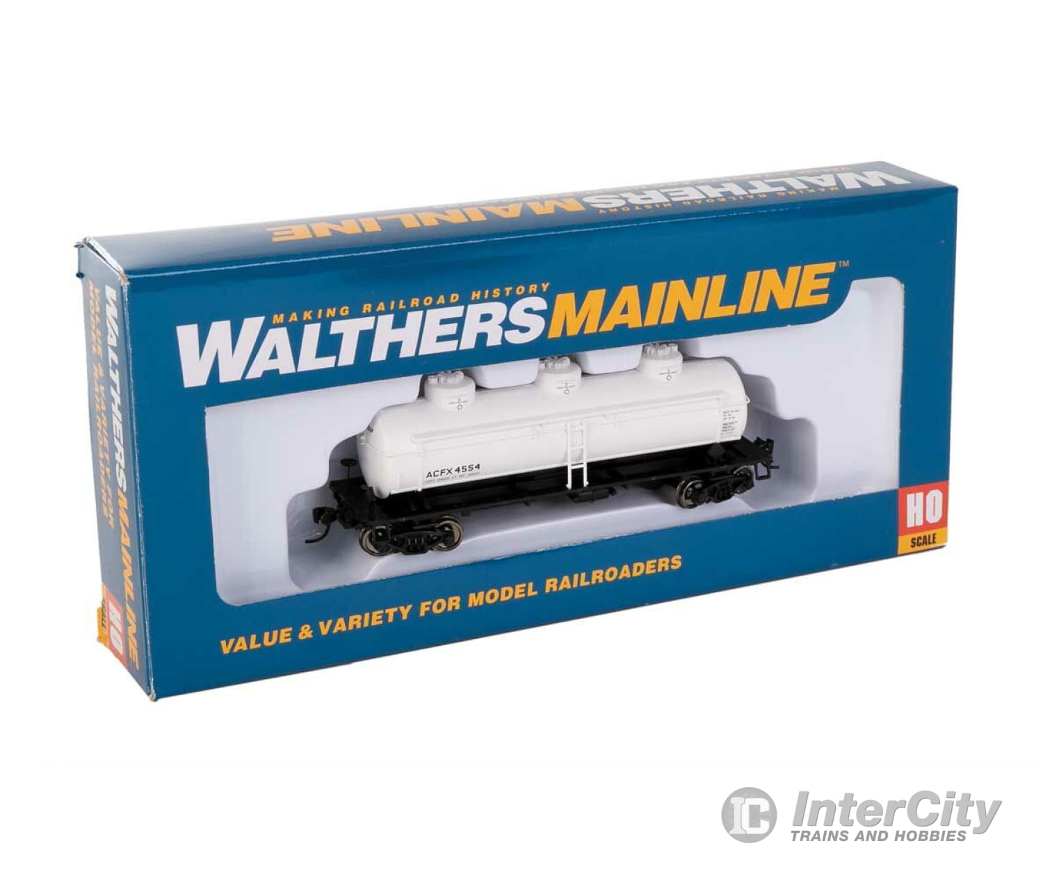 Walthers Mainline 1129 36 3-Dome Tank Car - Ready To Run -- Acfx #4554 Freight Cars