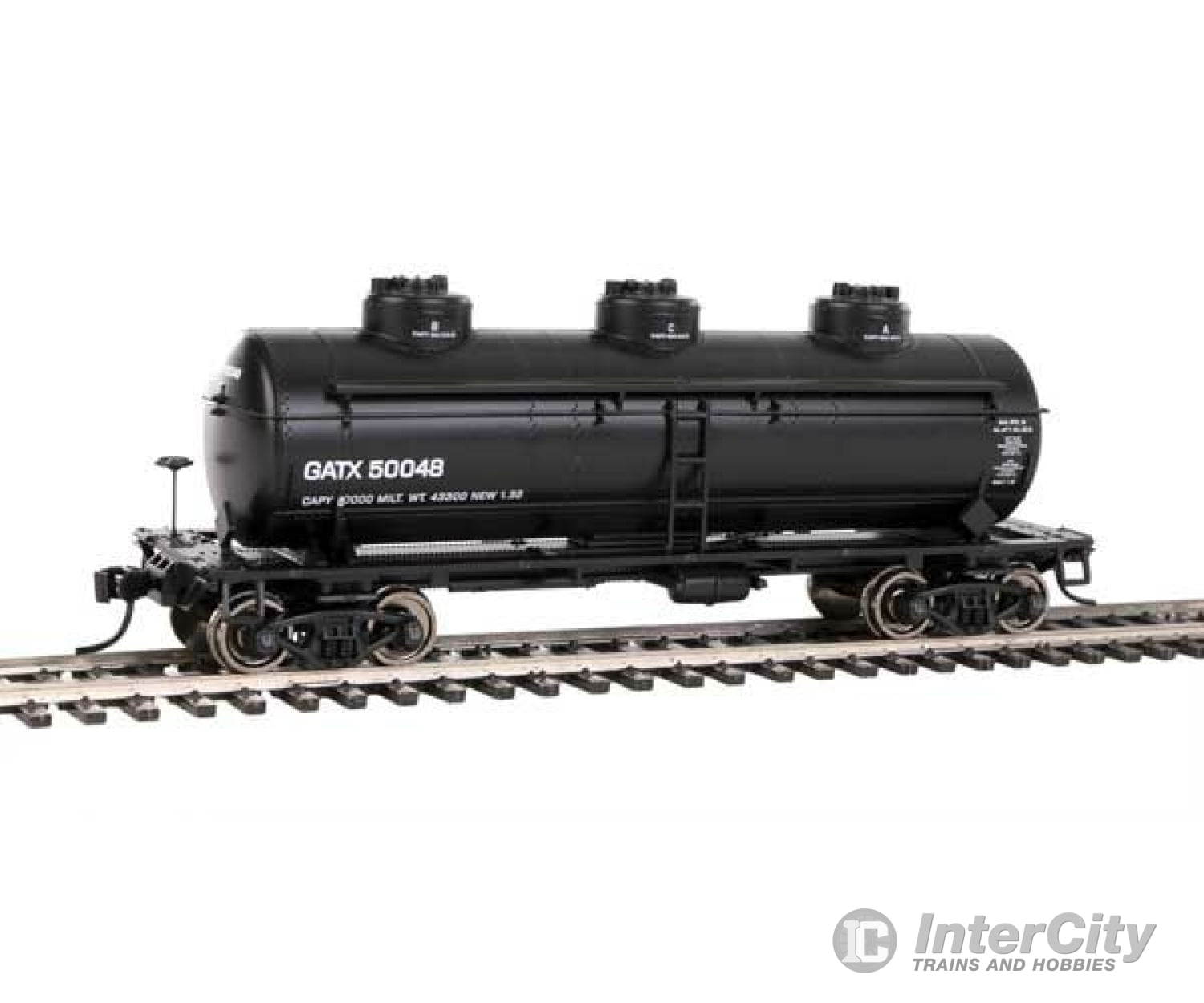 Walthers Mainline 1131 36 3-Dome Tank Car - Ready To Run -- Gatx #50048 Freight Cars