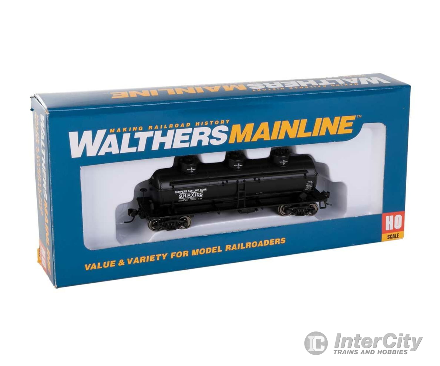 Walthers Mainline 1137 36 3-Dome Tank Car - Ready To Run -- Shpx #105 Freight Cars