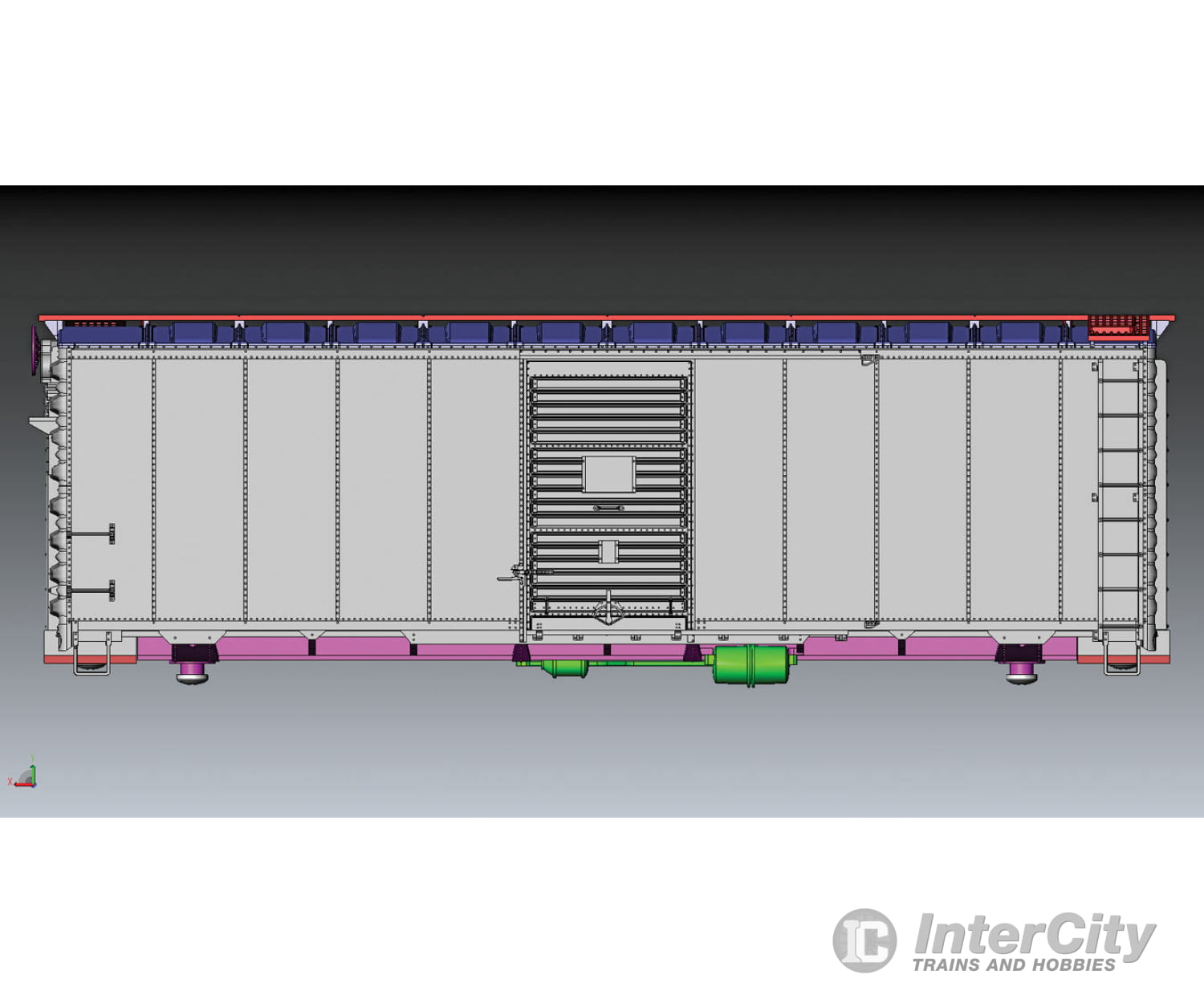 Walthers Mainline 1650 40 Aar 1944 Boxcar - Ready To Run -- Undecorated Freight Cars