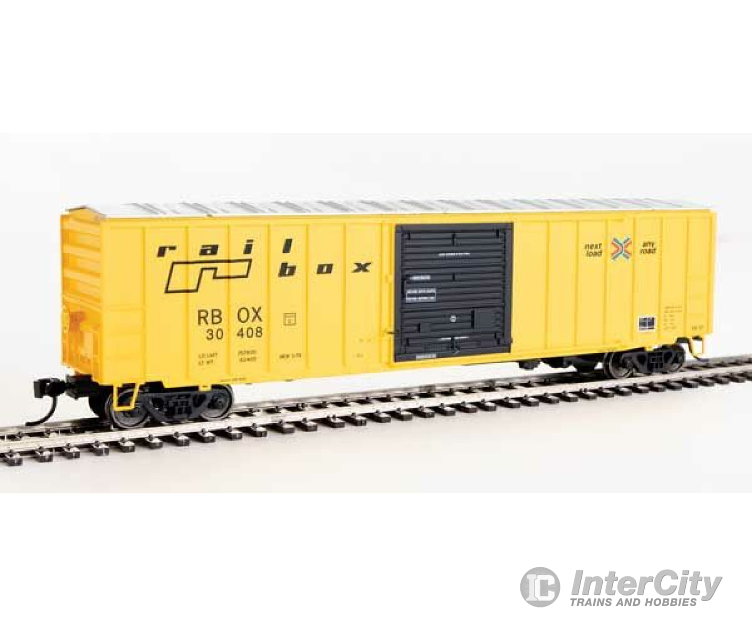 Walthers Mainline 1867 50 Acf Exterior Post Boxcar - Ready To Run -- Railbox #30408 (Yellow Black