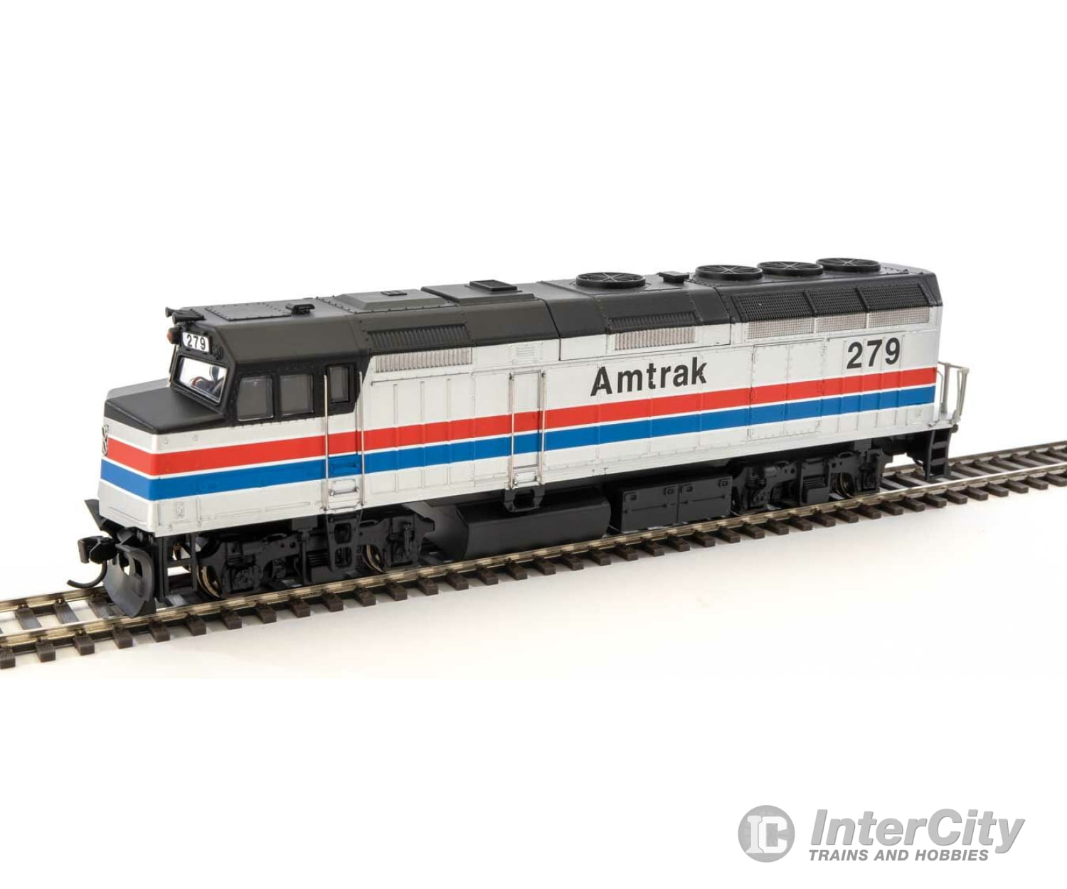 Walthers Mainline 19464 Emd F40Ph - Esu Sound And Dcc -- Amtrak(R) #279 (Phase Ii; Silver Red White