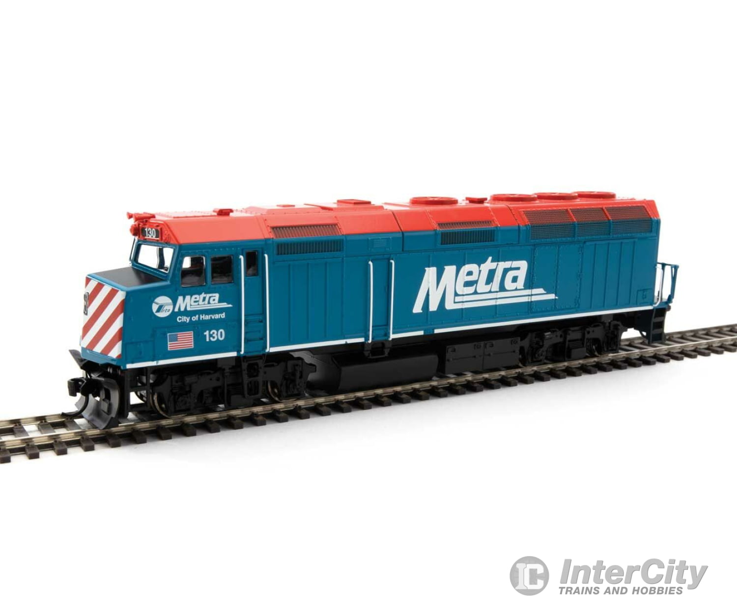 Walthers Mainline 19474 Emd F40Ph - Esu Sound And Dcc -- Metra #130 Locomotives