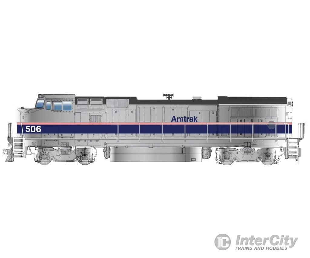 Walthers Mainline 19563 Ge Dash 8 P32-8Bwh - Esu(R) Sound & Dcc -- Amtrak(R) #506 Phase Iv (Silver