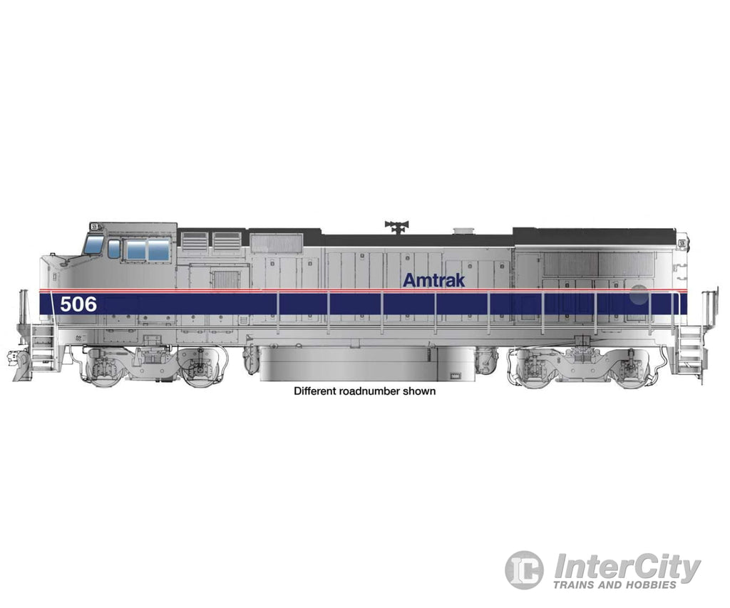 Walthers Mainline 19564 Ge Dash 8 P32-8Bwh - Esu(R) Sound & Dcc -- Amtrak(R) #509 Phase Iv (Silver