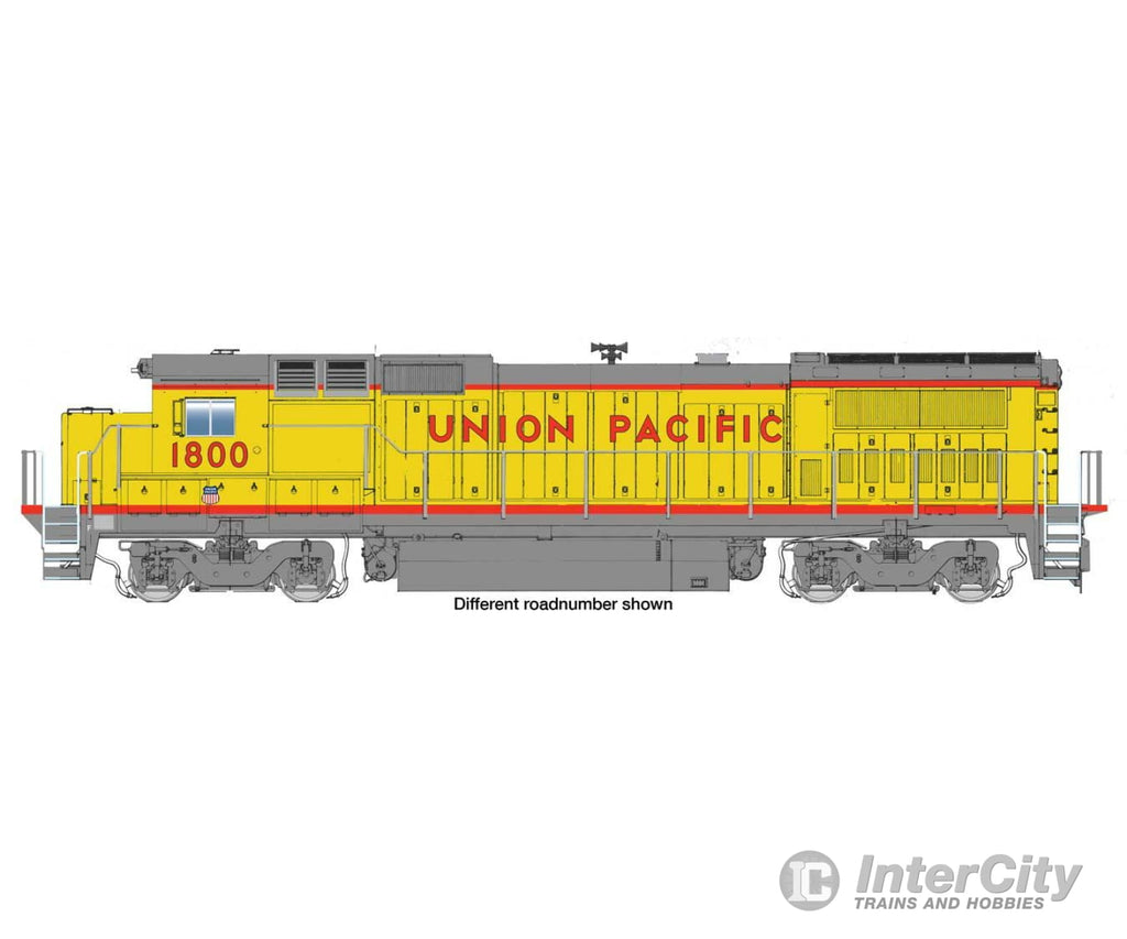 Walthers Mainline 19573 Ge Dash 8-40B - Esu(R) Sound & Dcc -- Union Pacific(R) #1805 (Yellow Gray;